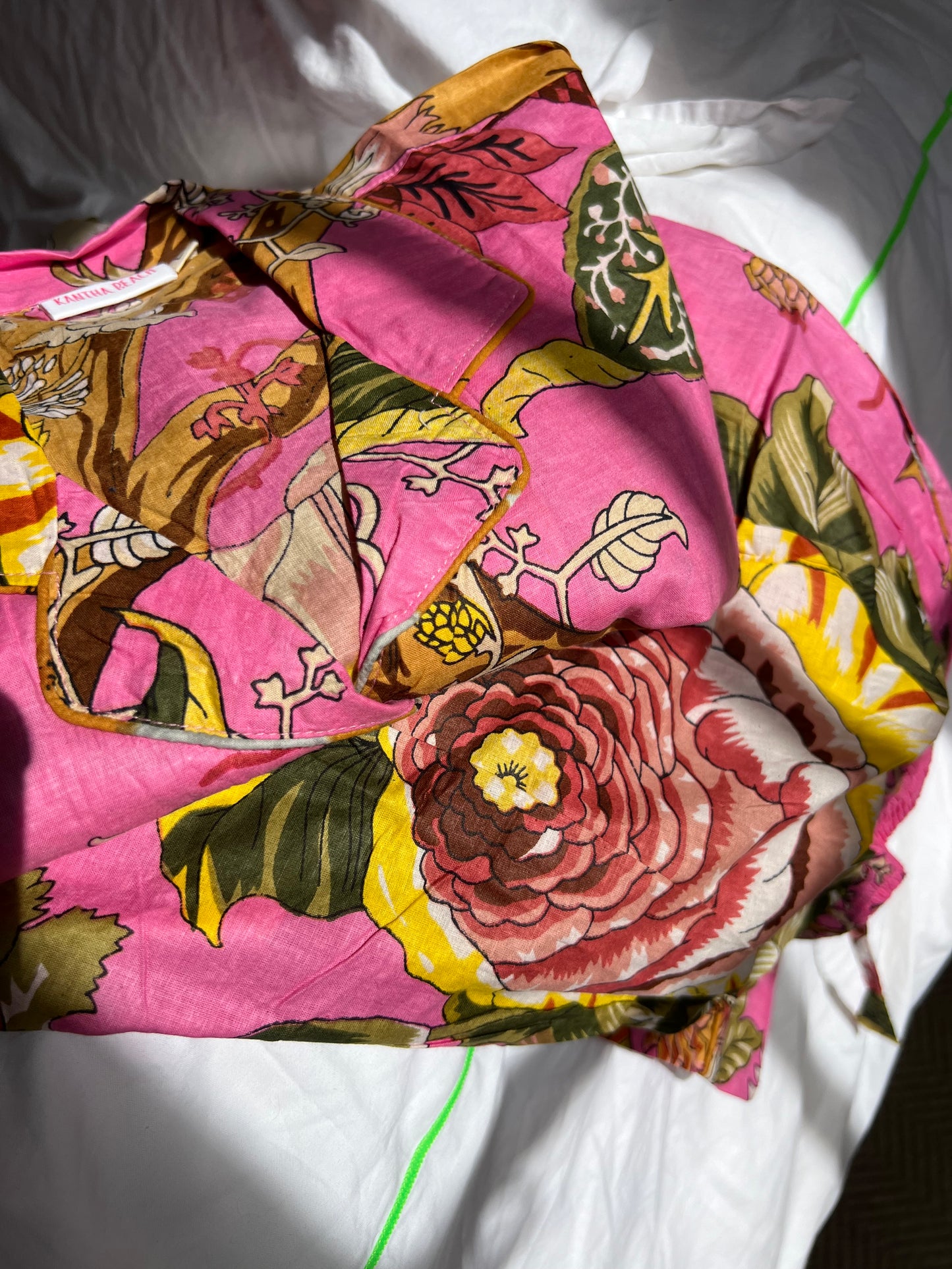 Pyjamas ~ Full Set ~ Summer Blooms ~ Pink