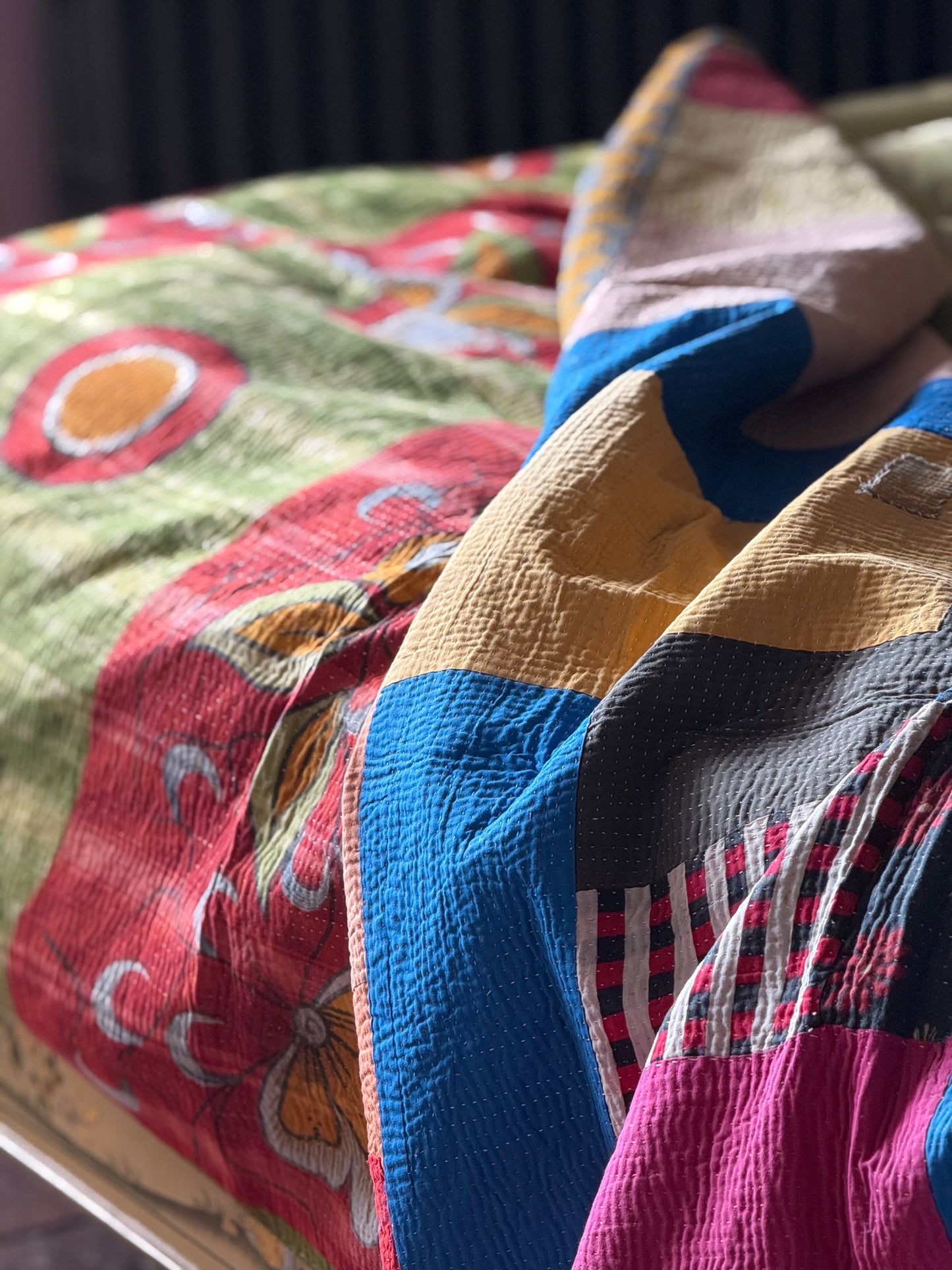 Kantha Quilt ~ Calista