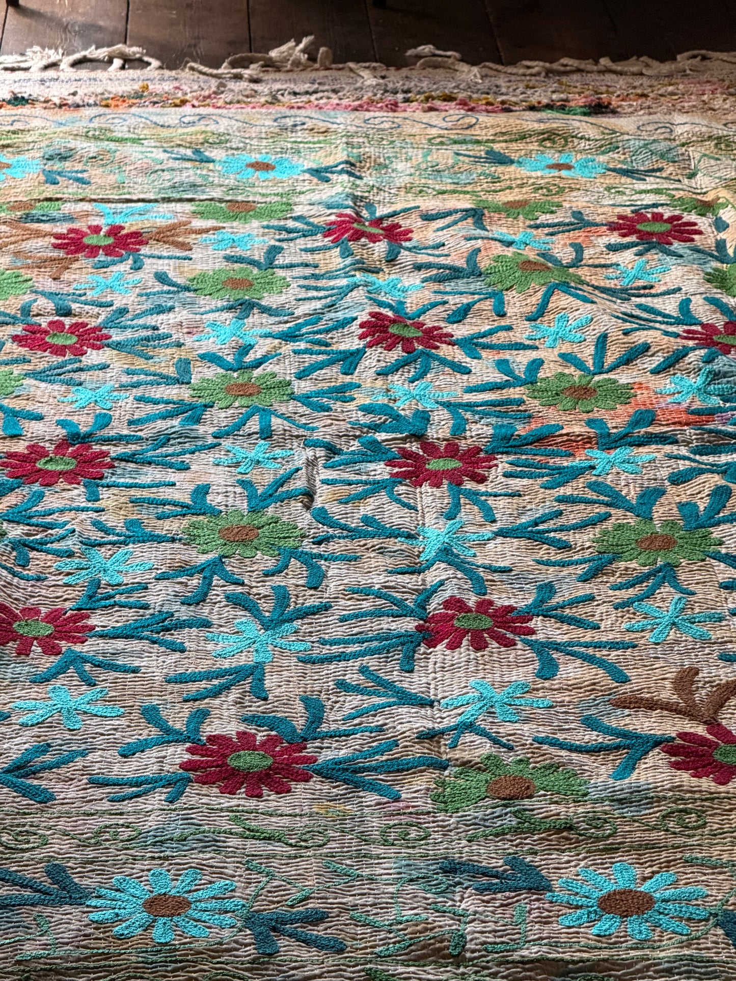 SUZANI Kantha Quilt ~ Delilah