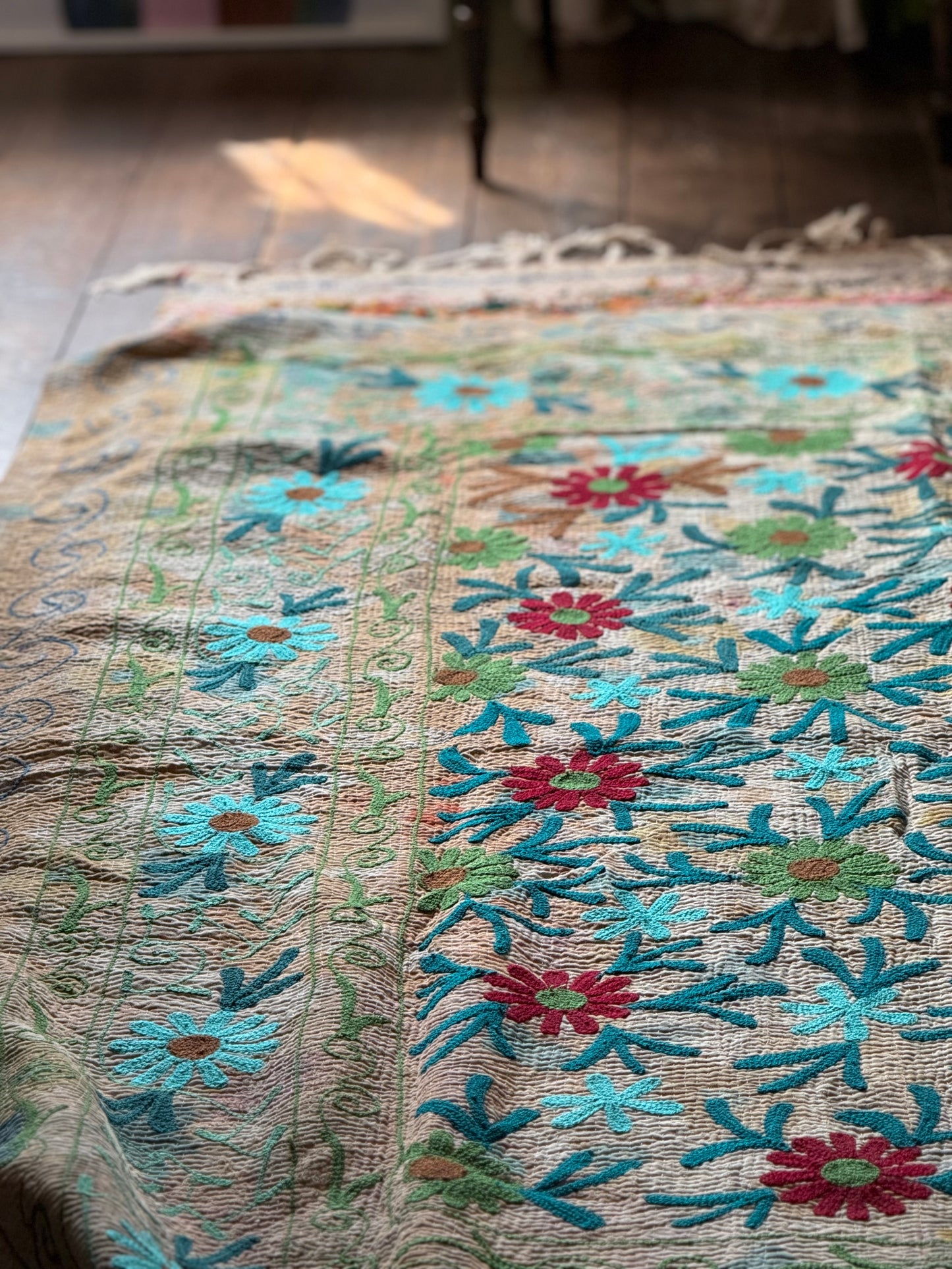 SUZANI Kantha Quilt ~ Delilah