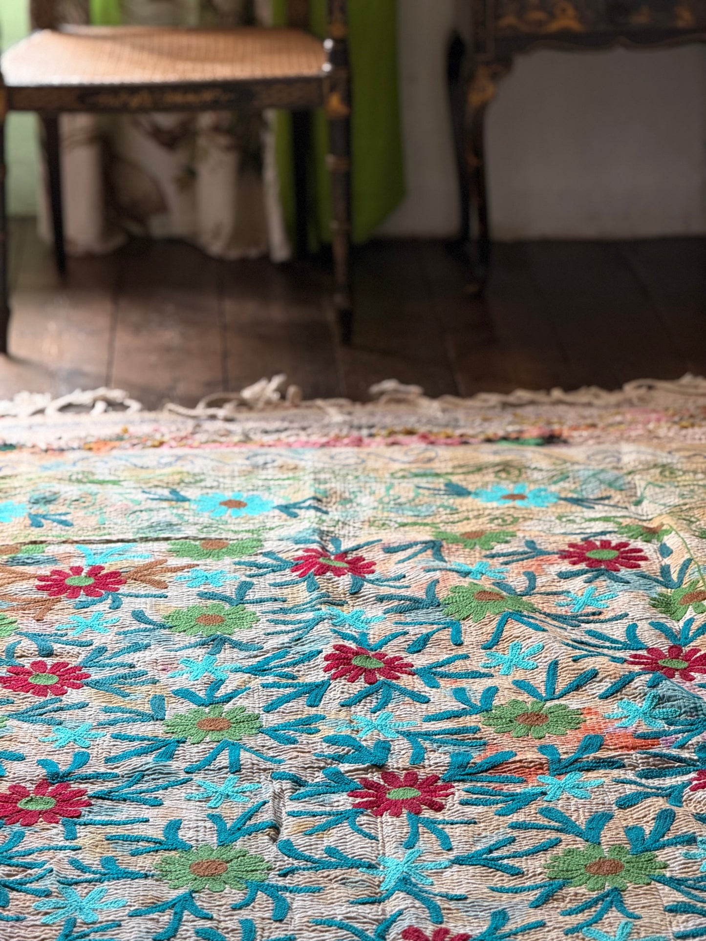 SUZANI Kantha Quilt ~ Delilah