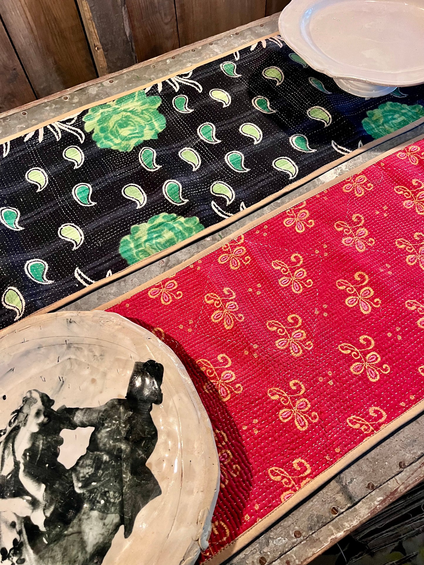 Table Linen ~ Vintage Kantha Table Runner