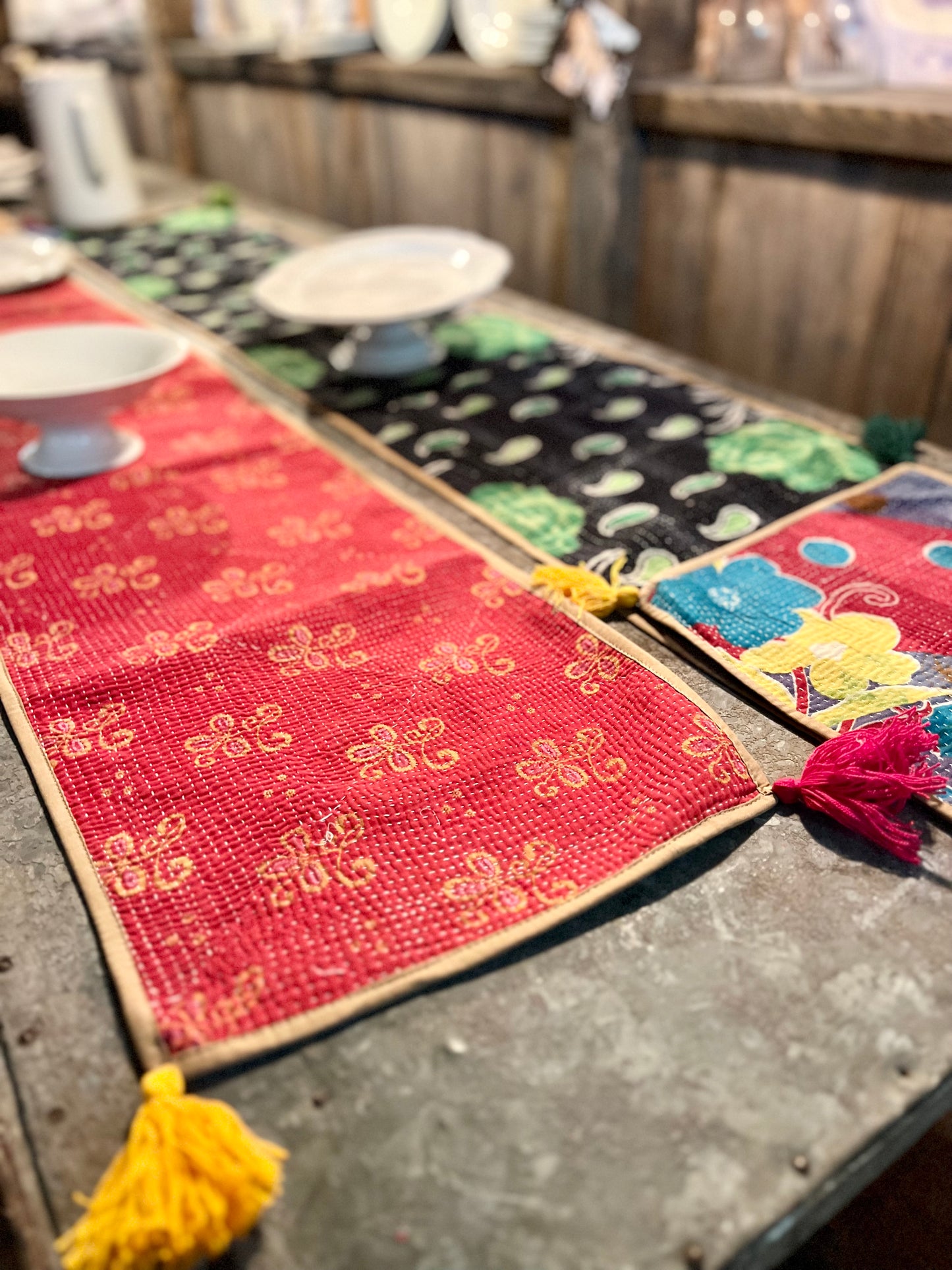 Table Linen ~ Vintage Kantha Table Runner