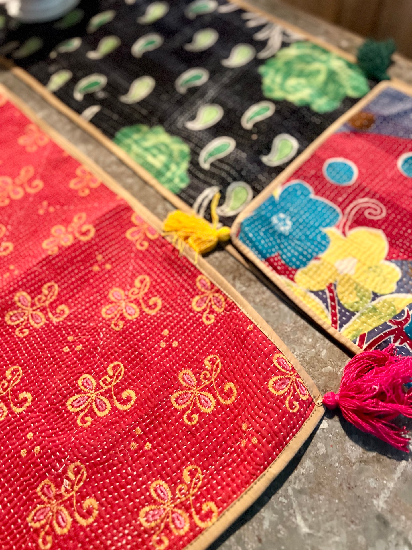 Table Linen ~ Vintage Kantha Table Runner