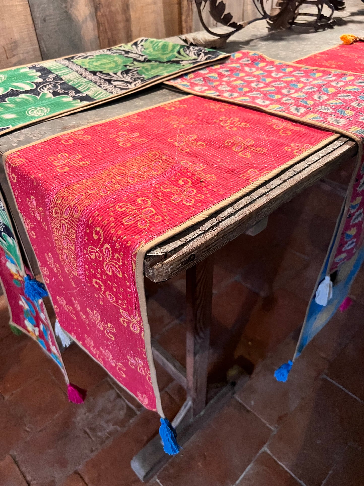Table Linen ~ Vintage Kantha Table Runner