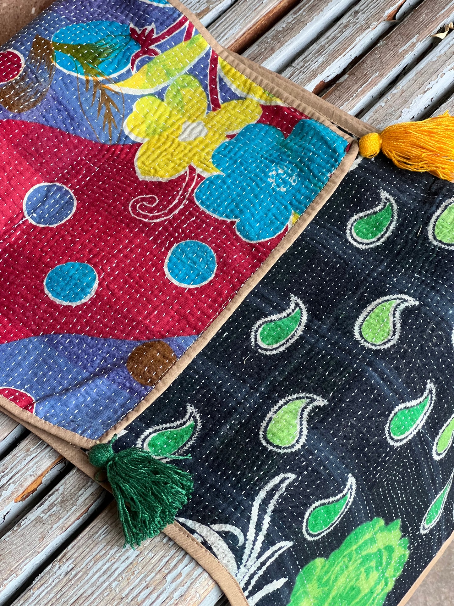 Table Linen ~ Vintage Kantha Table Runner