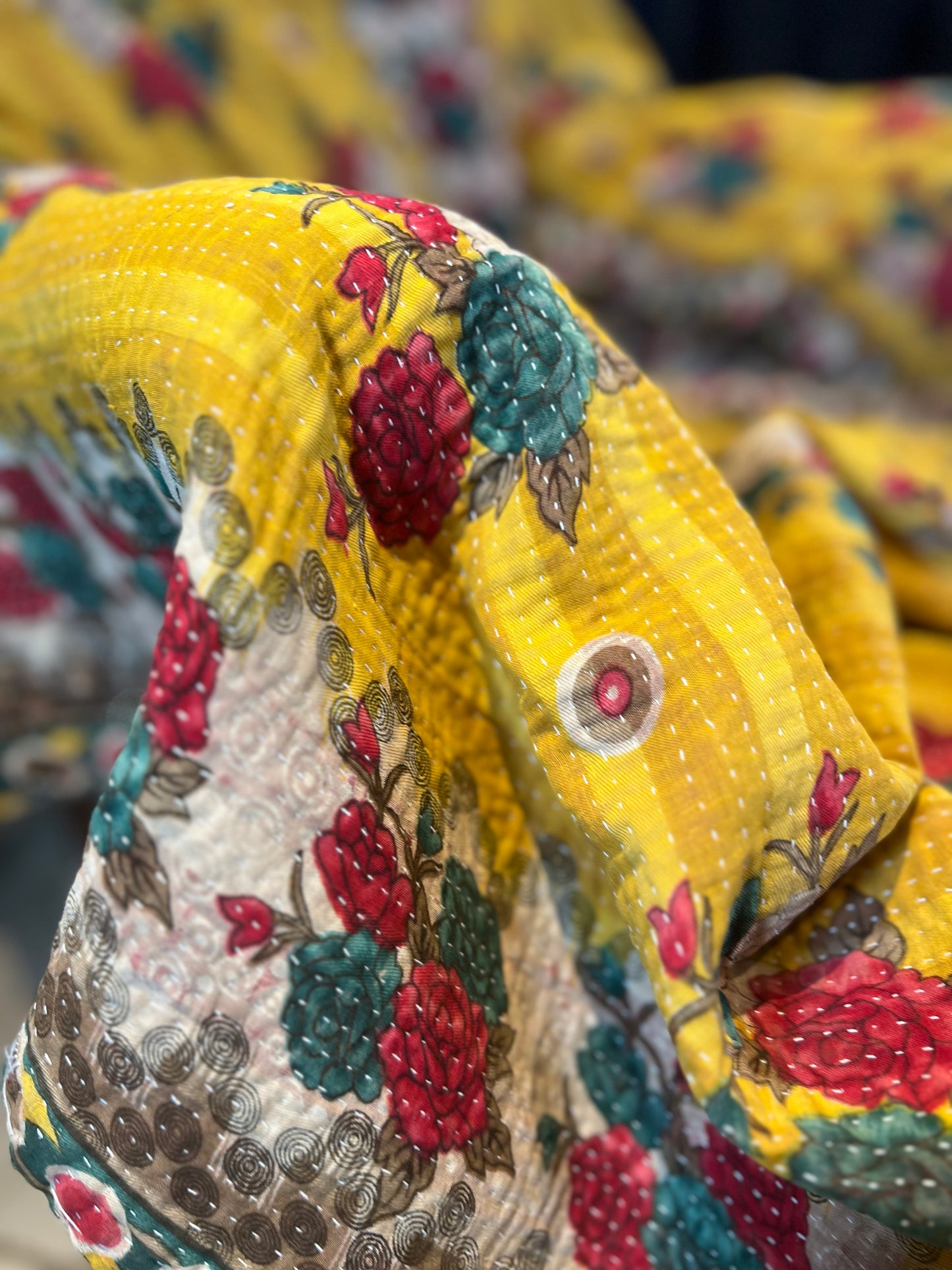 Kantha Quilt ~ Myrtle