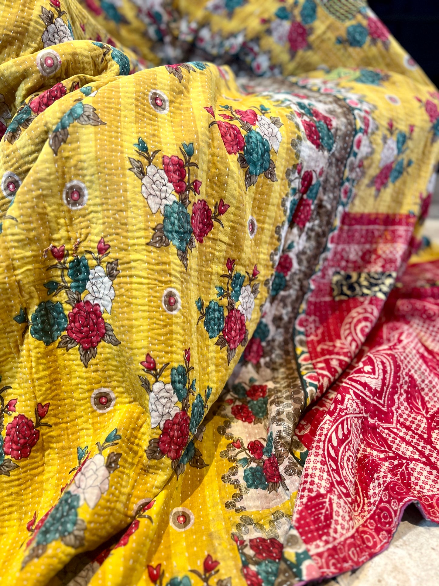 Kantha Quilt ~ Myrtle