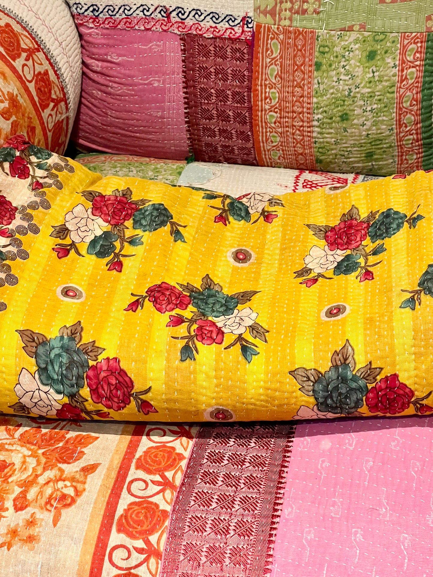 Kantha Quilt ~ Myrtle