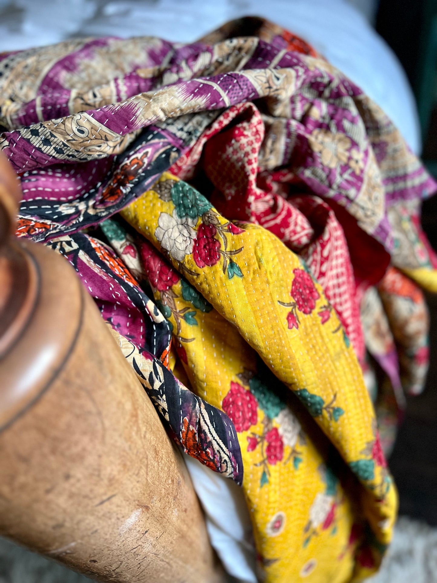 Kantha Quilt ~ Myrtle
