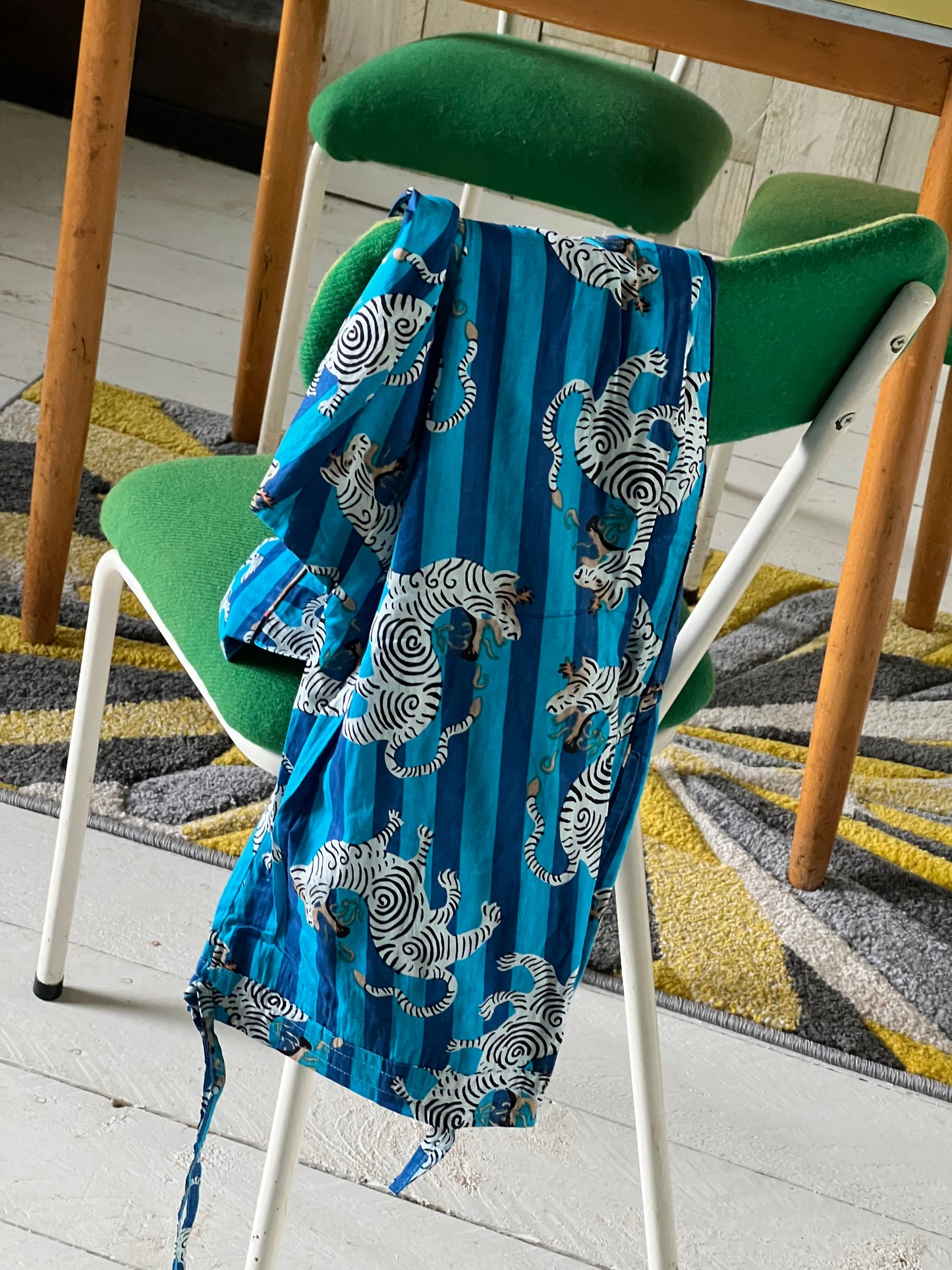 PYJAMAS ~ Tiger Tiger ~ Cobalt Cool