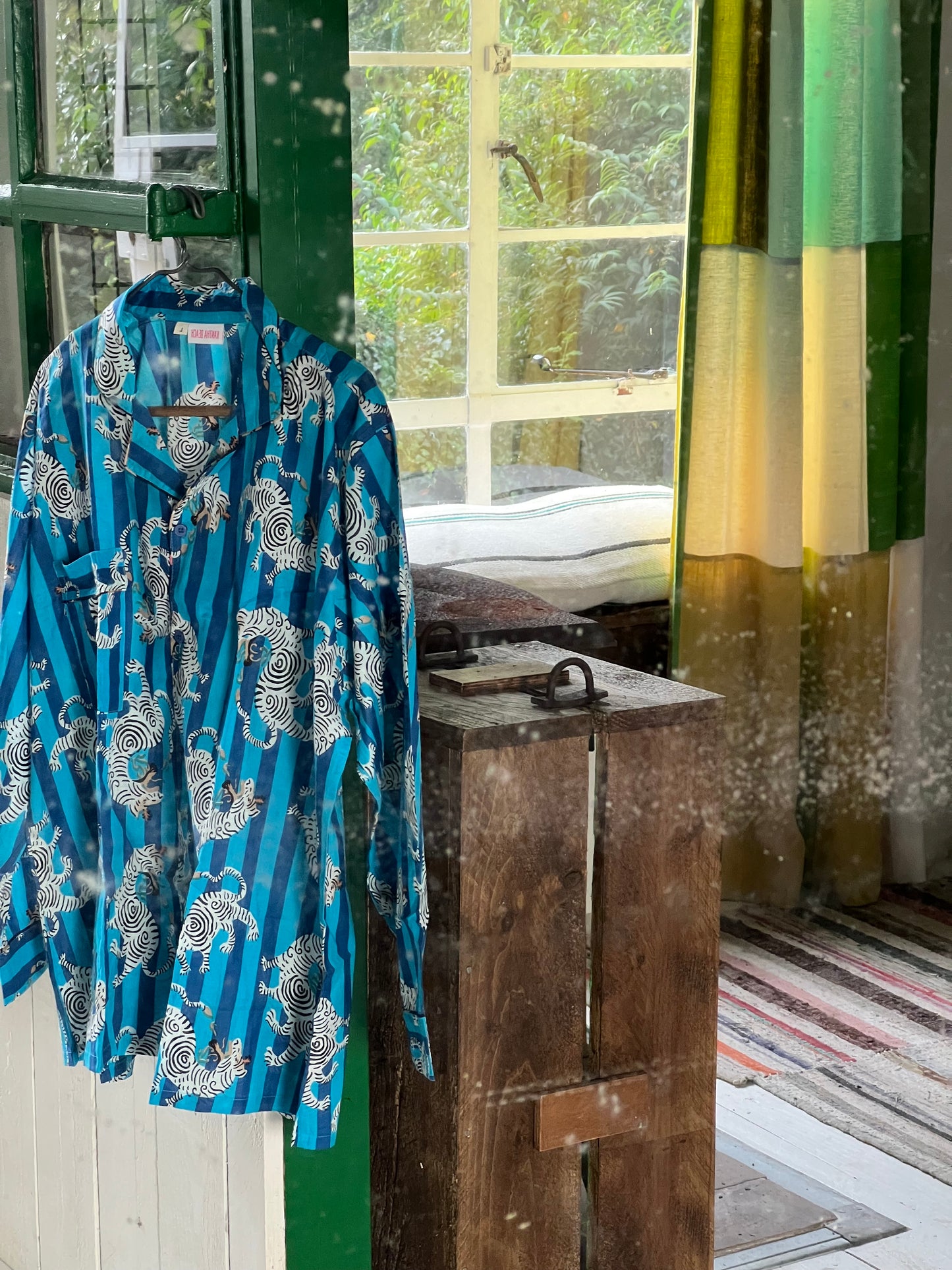 PYJAMAS ~ Tiger Tiger ~ Cobalt Cool