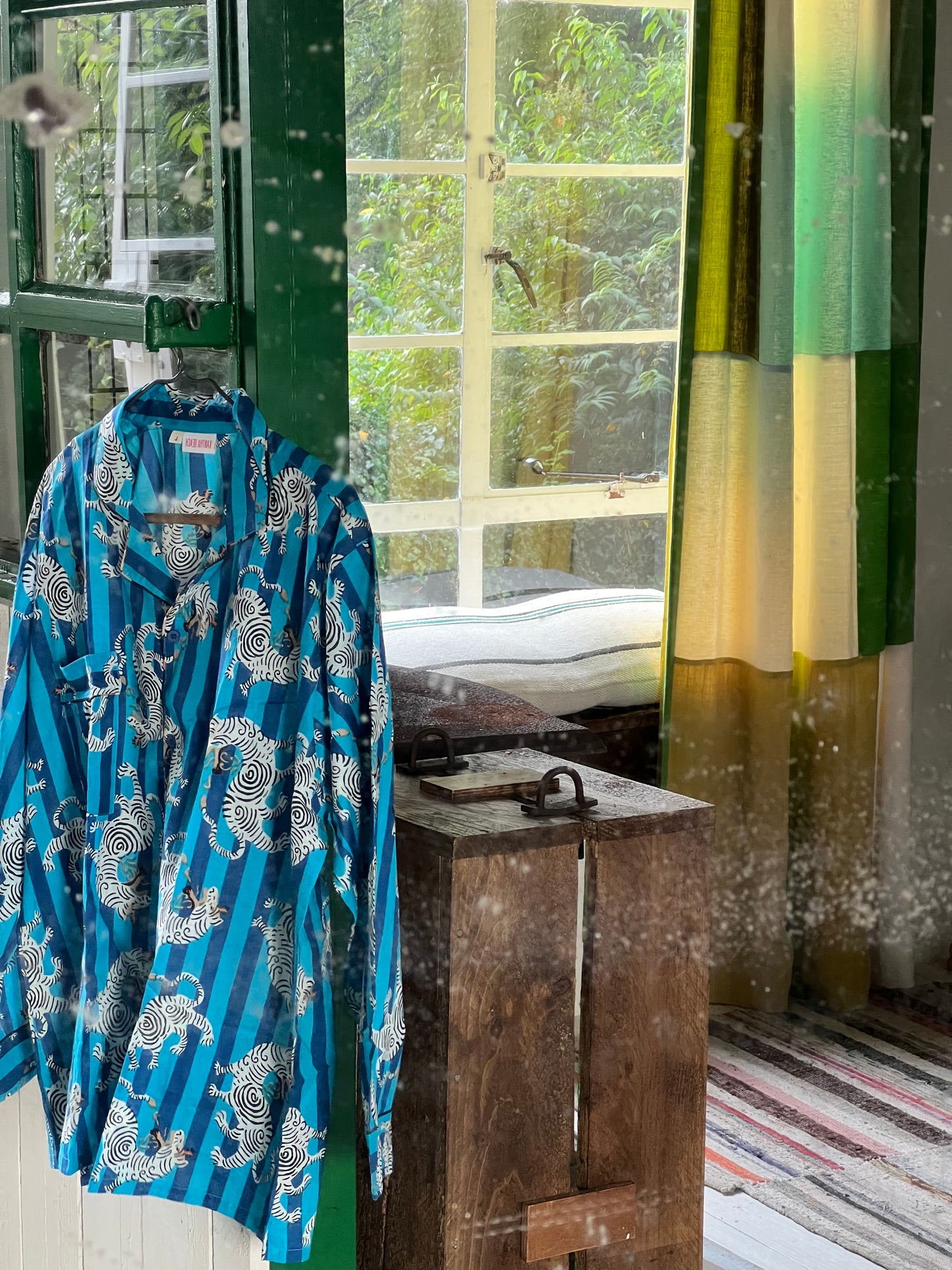 PYJAMAS ~ Tiger Tiger ~ Cobalt Cool