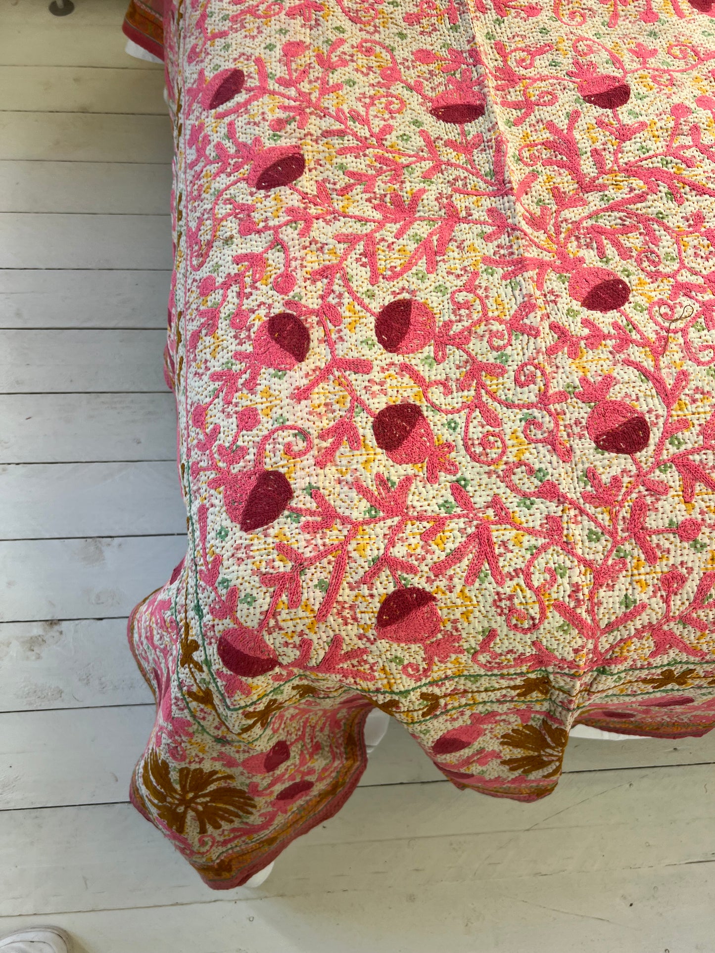 SUZANI Kantha Quilt ~ Posey