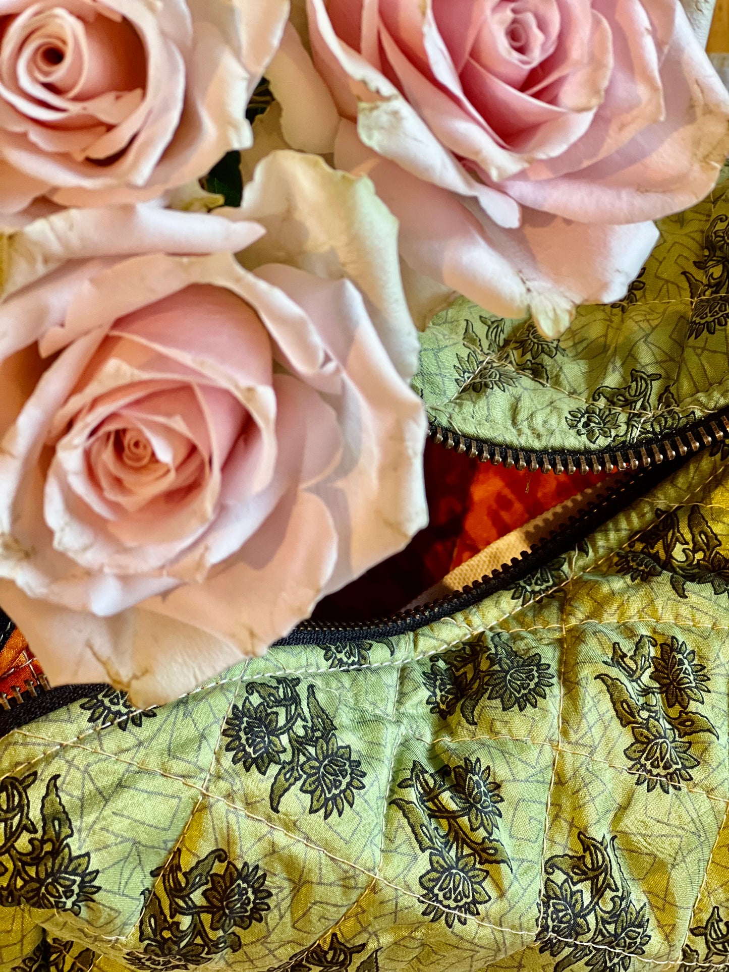 Silk Sari Make up Bags 💫Large