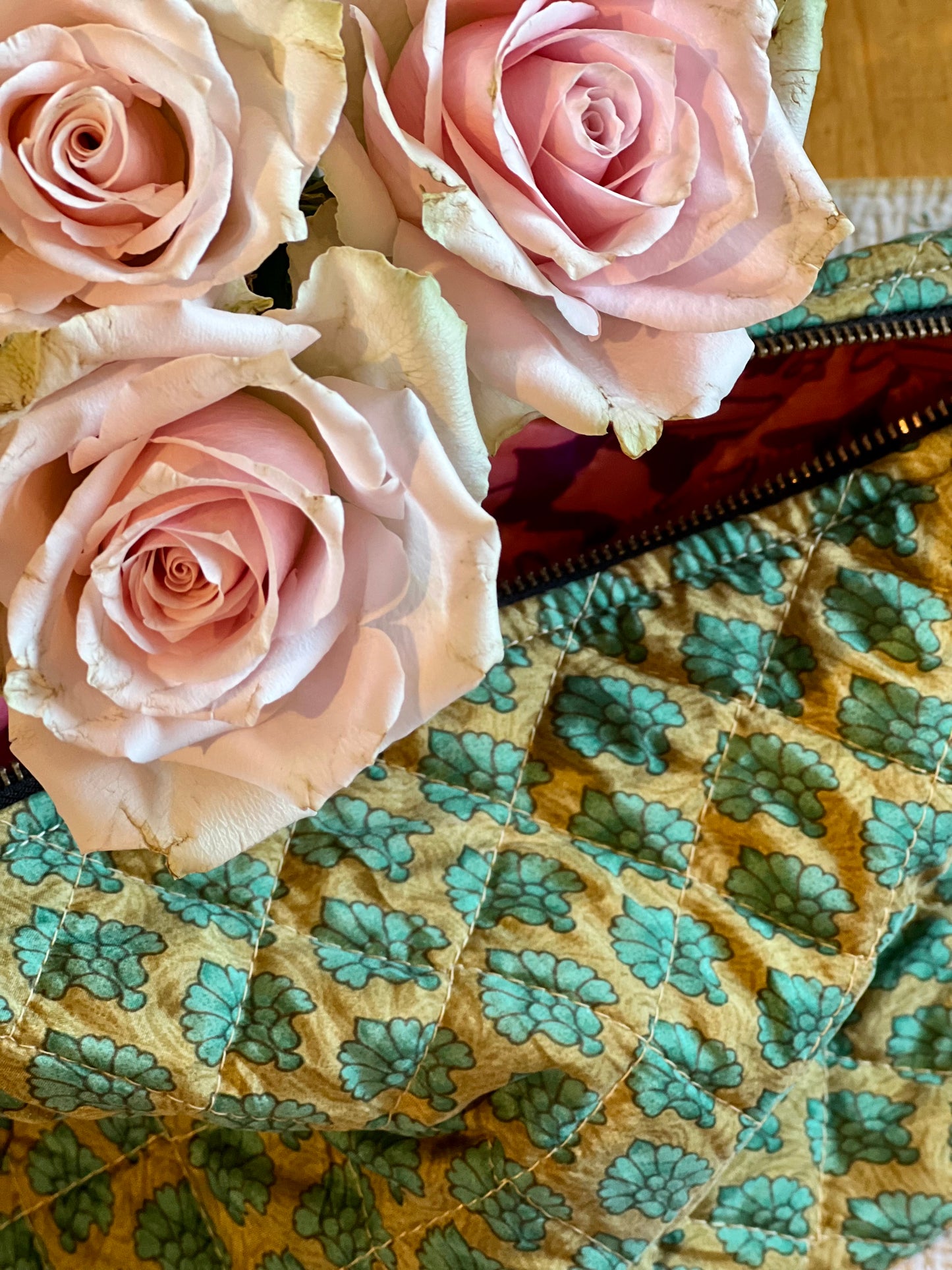 Silk Sari Make up Bags 💫Large