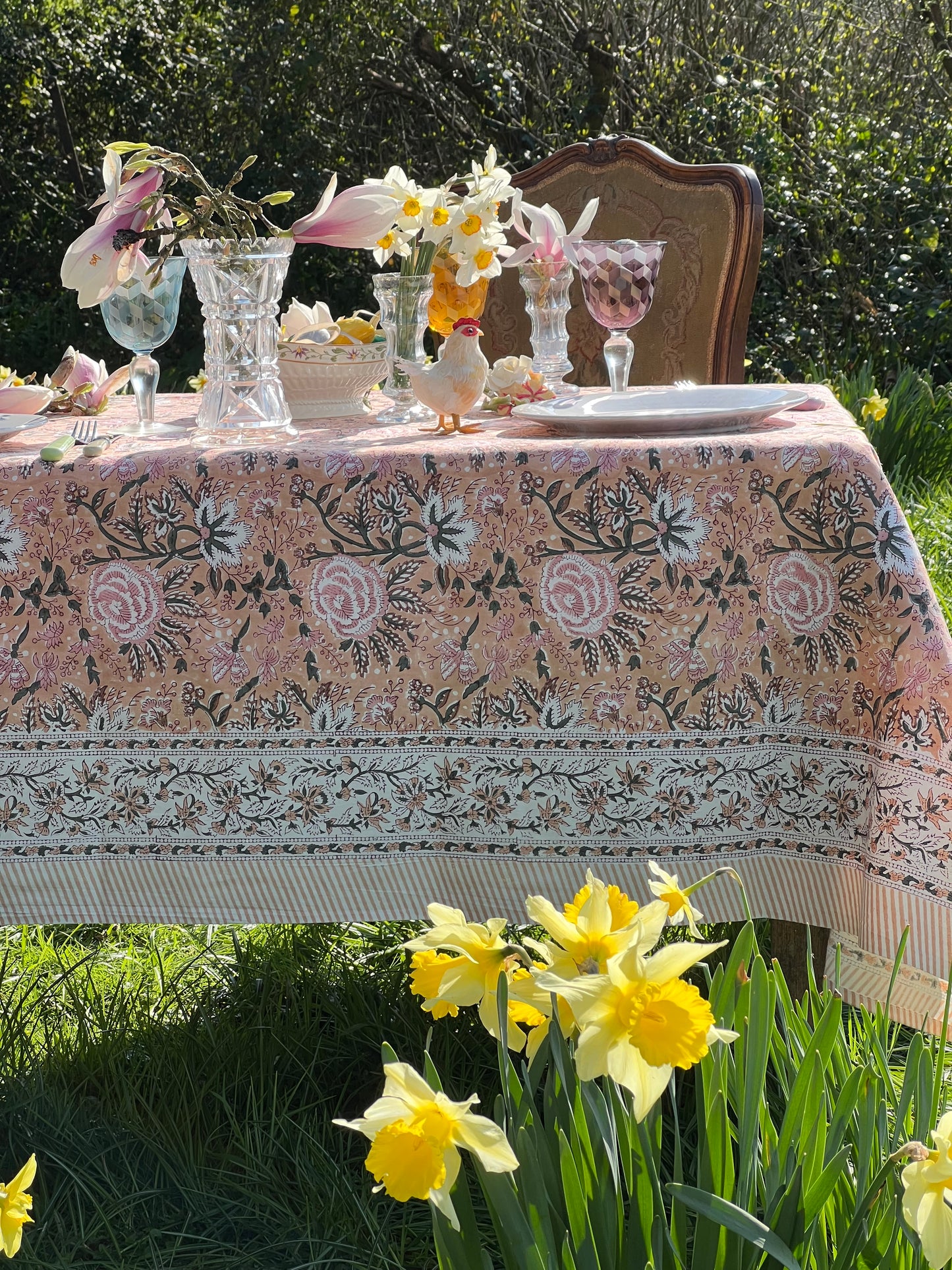 Delilah Table Linen ~ Calamine