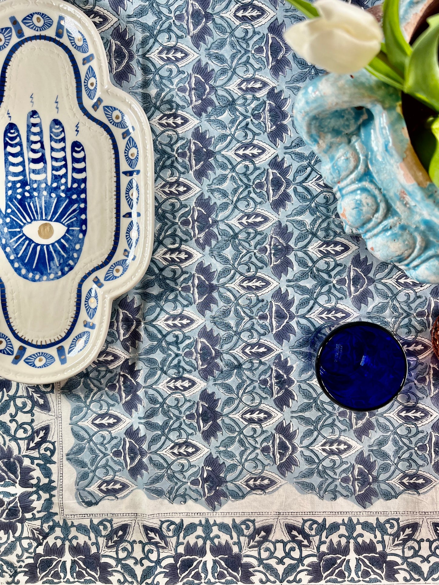 Delilah Table Linen ~ Indie ~ 150 x 200 cms