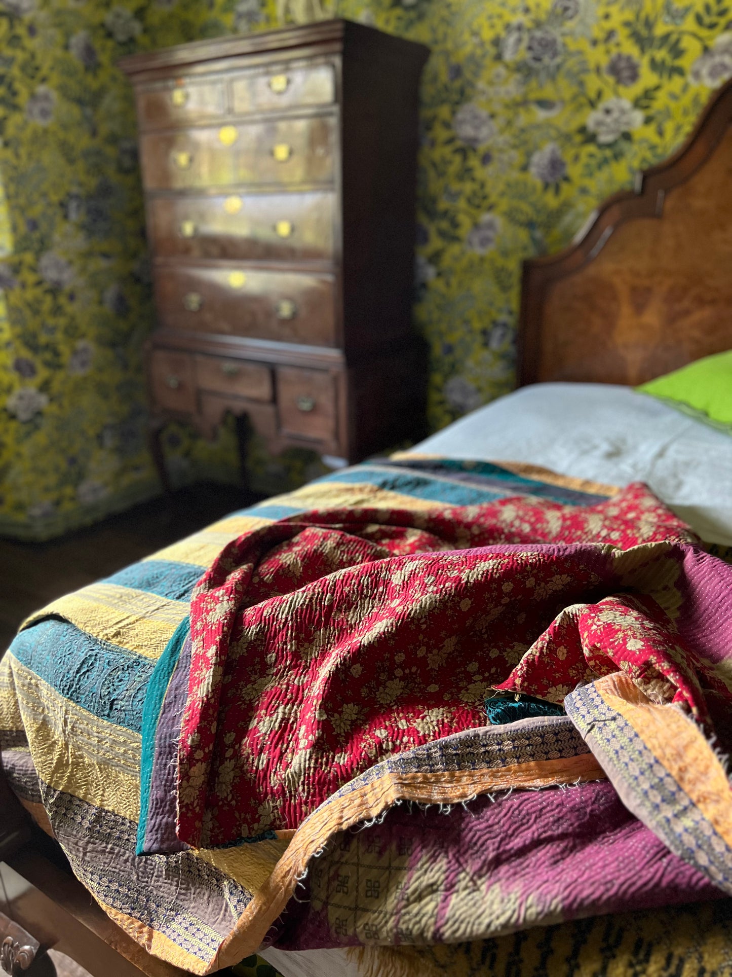 Kantha Quilt ~ Lola