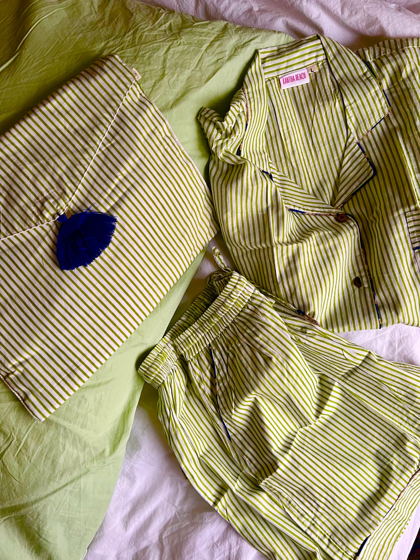 Pyjama Short Set ~ MARTINI or LIMONCELLO