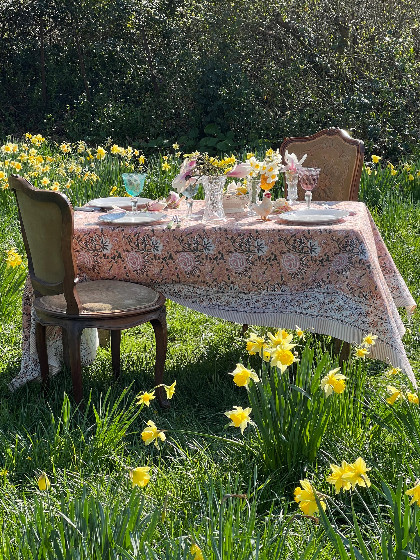 Delilah Table Linen ~ Calamine