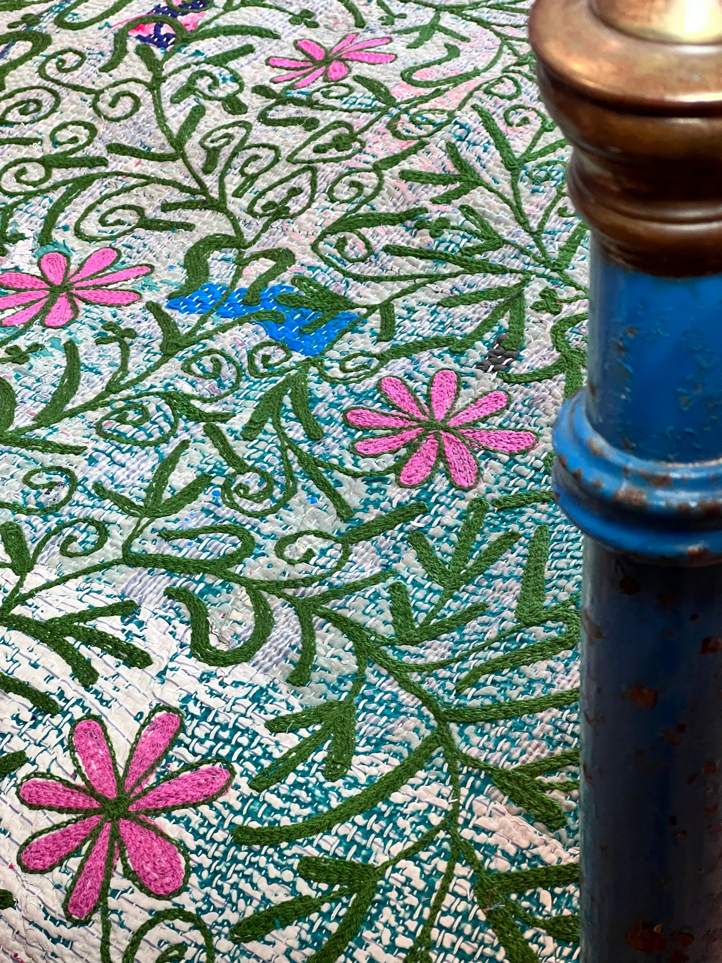 SUZANI Kantha Quilt ~ Veronica
