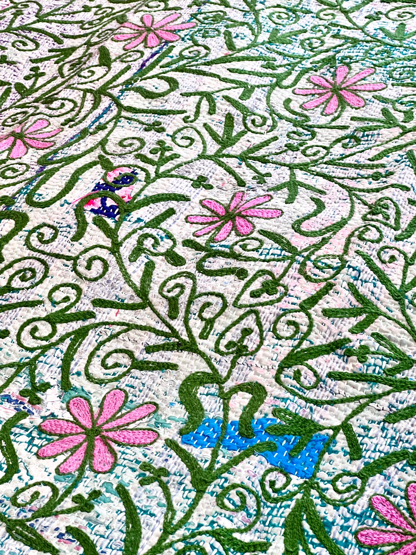 SUZANI Kantha Quilt ~ Veronica
