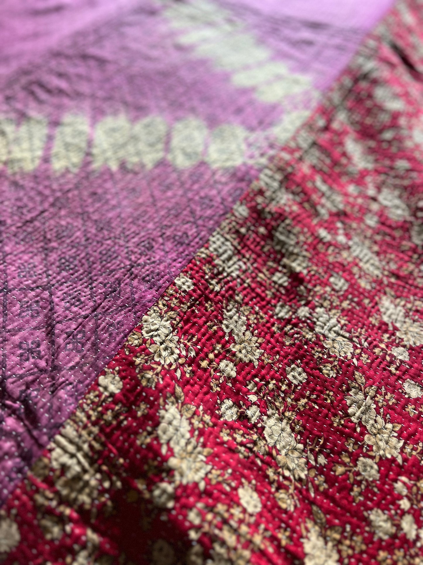Kantha Quilt ~ Lola