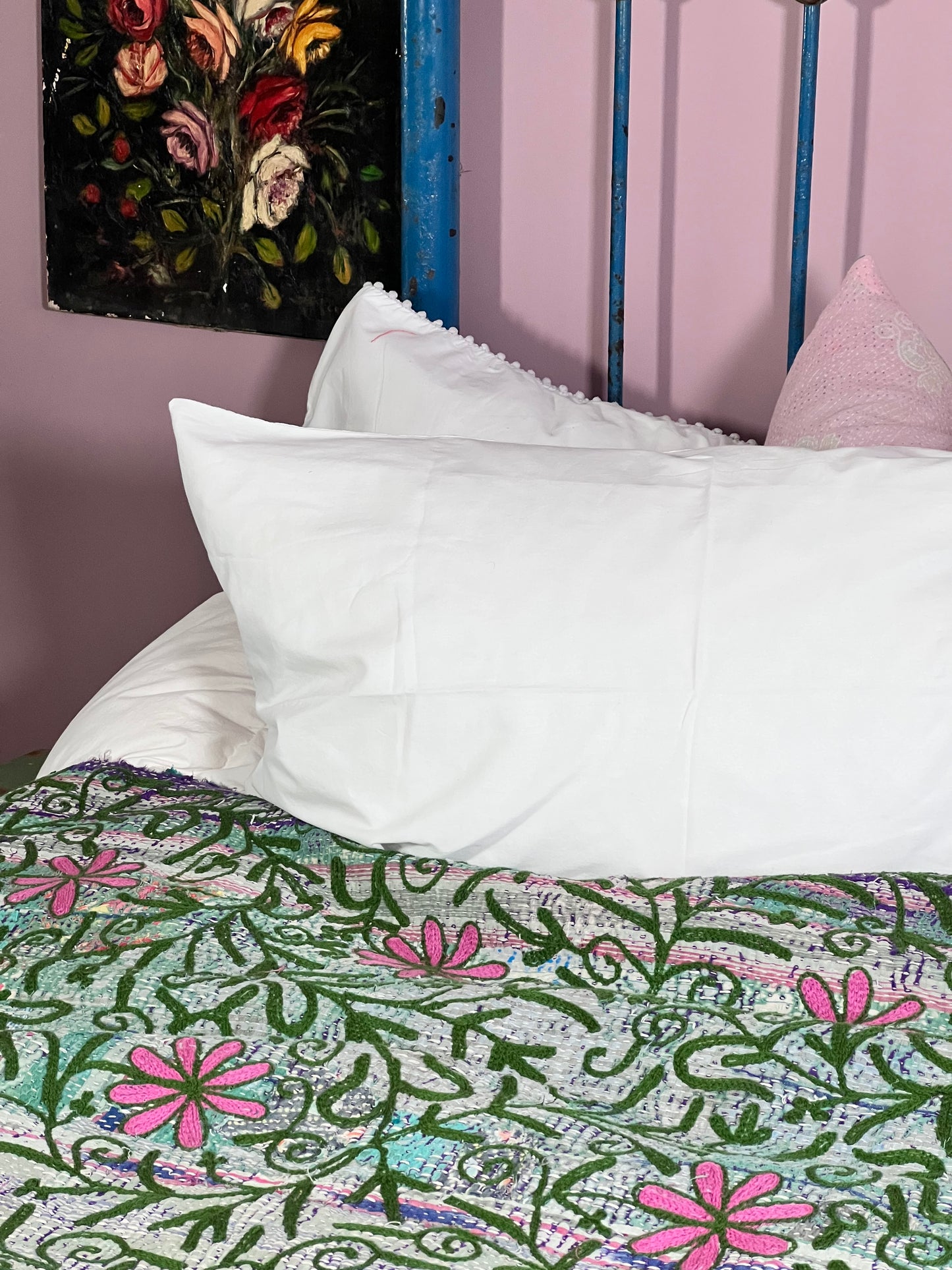 SUZANI Kantha Quilt ~ Veronica