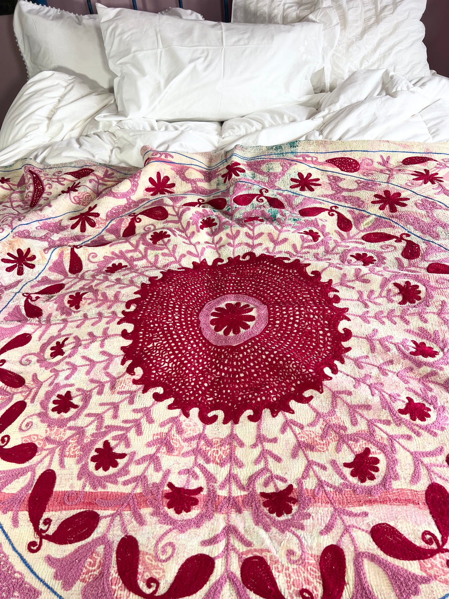 SUZANI Kantha Quilt ~ Posey