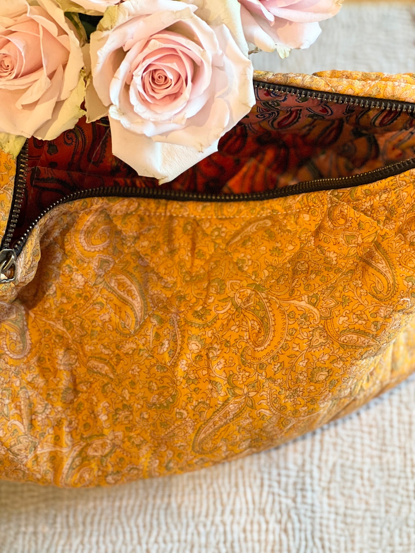 Silk Sari Make up Bags 💫Large