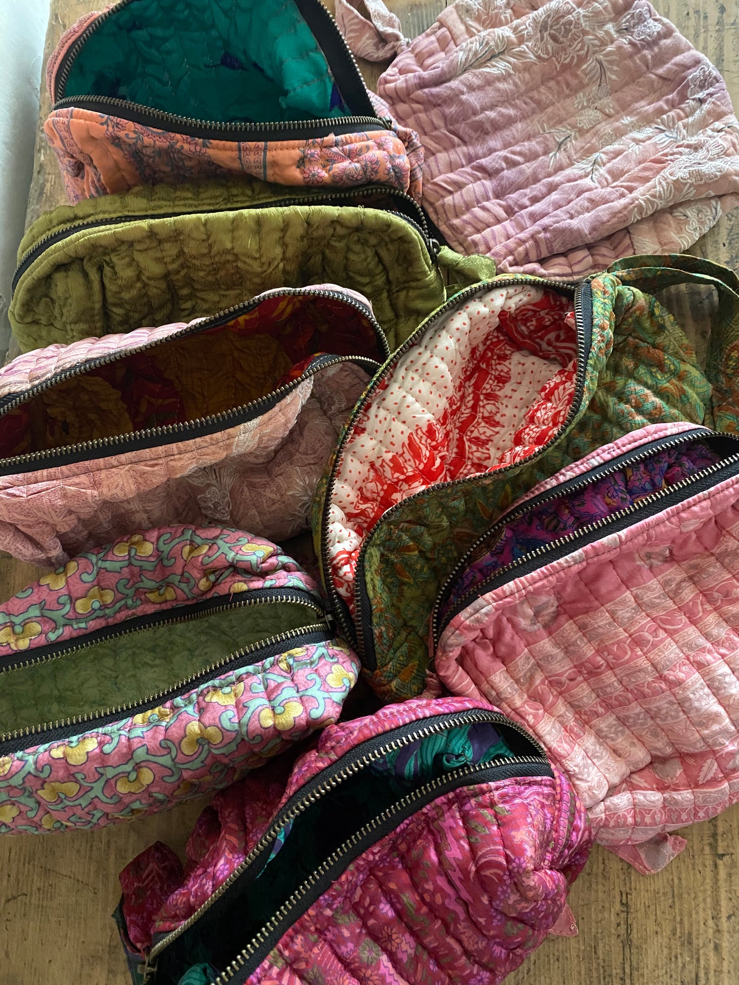 Silkie Sari Make Up Bags 💫small