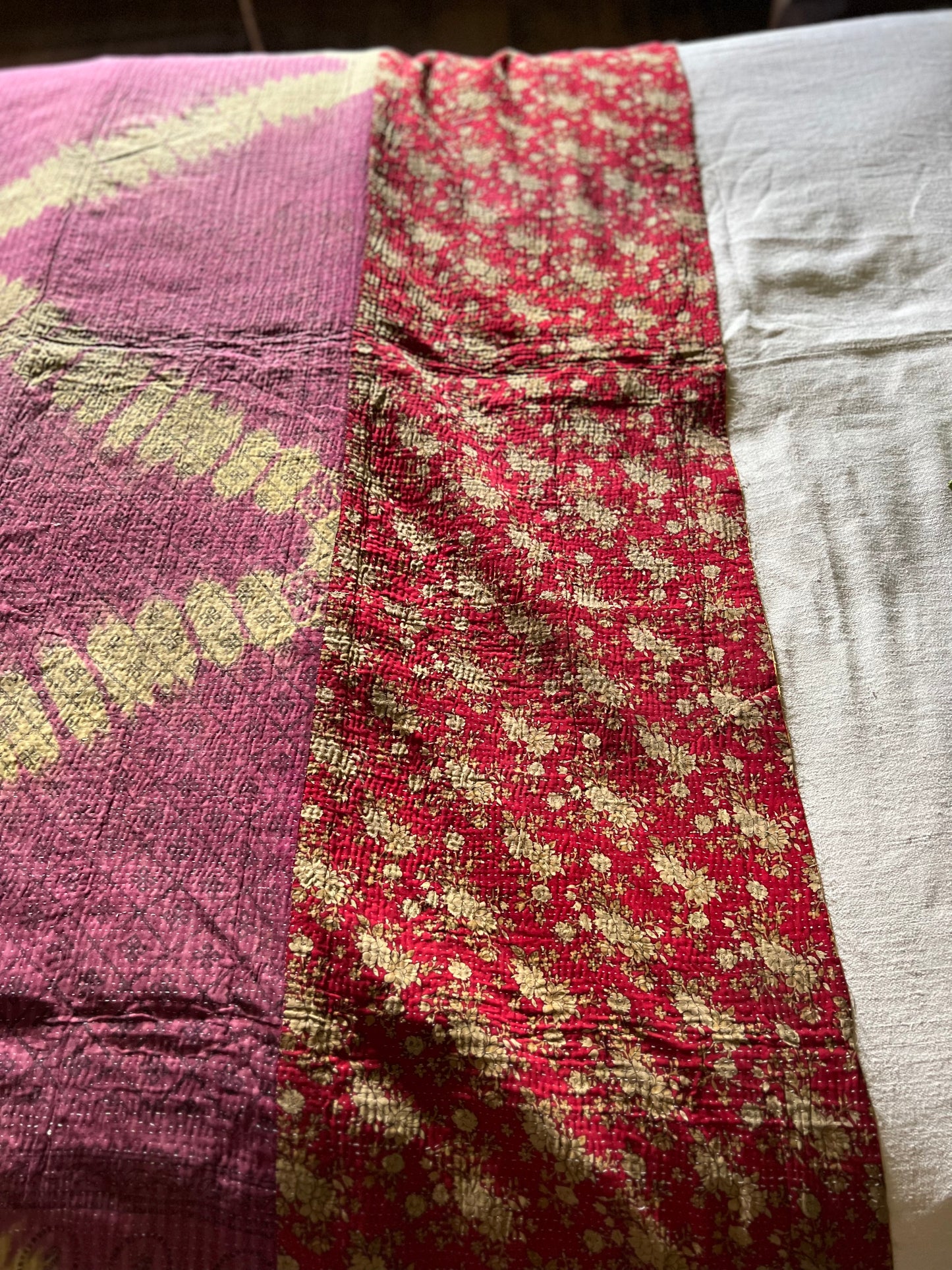 Kantha Quilt ~ Lola