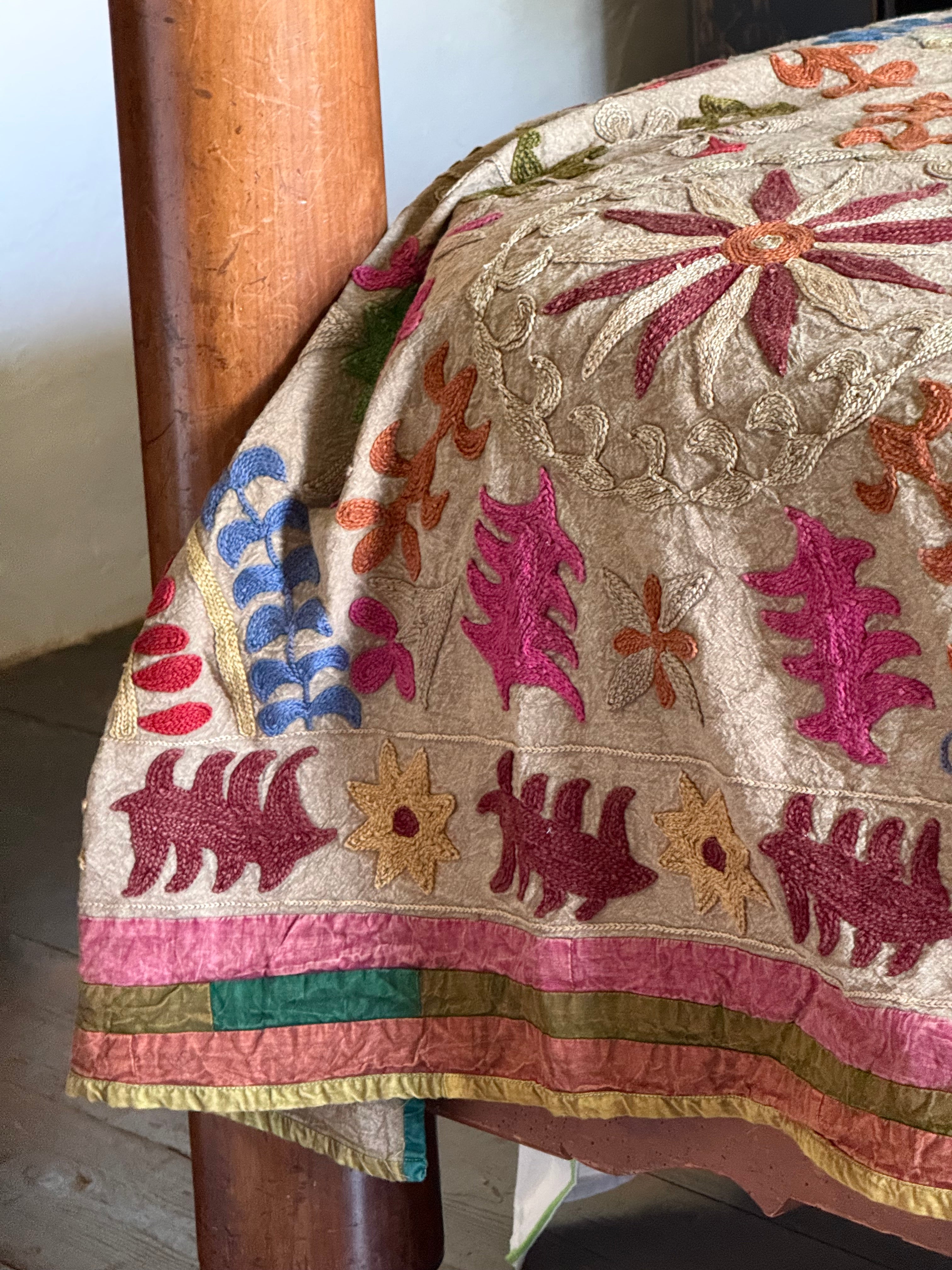 Folk Suzani Quilt ~ Home