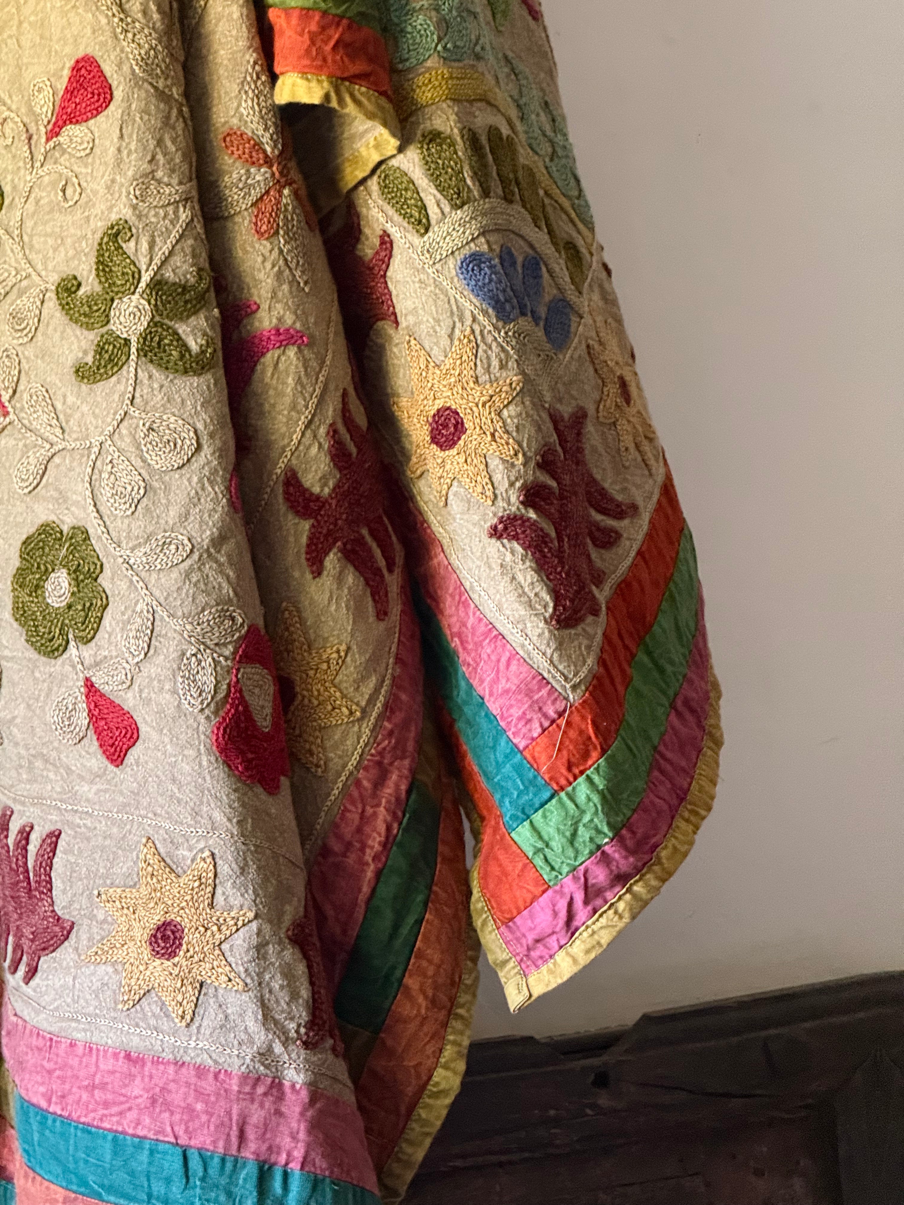 Folk Suzani Quilt ~ Home
