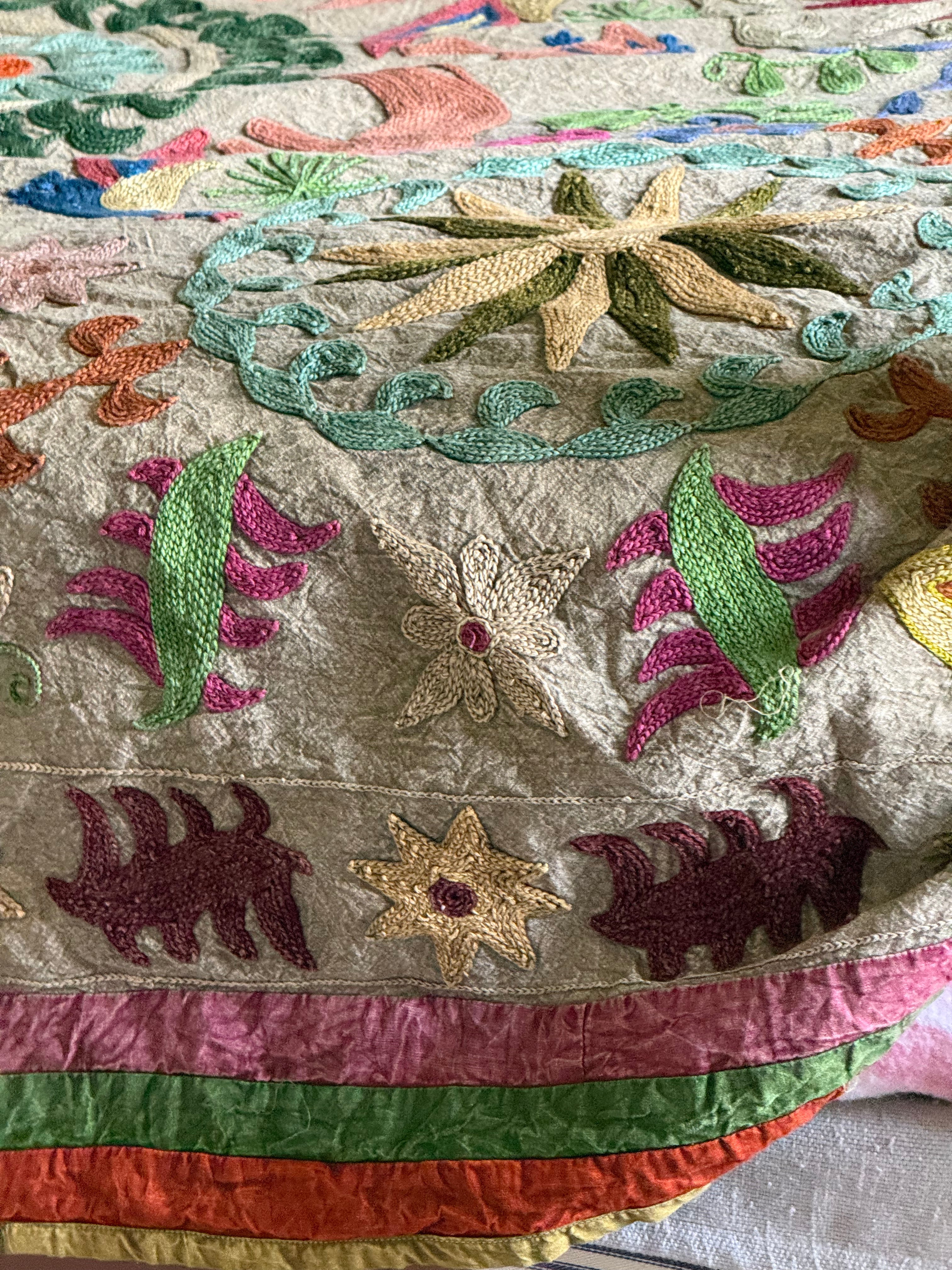 Folk Suzani Quilt ~ Home