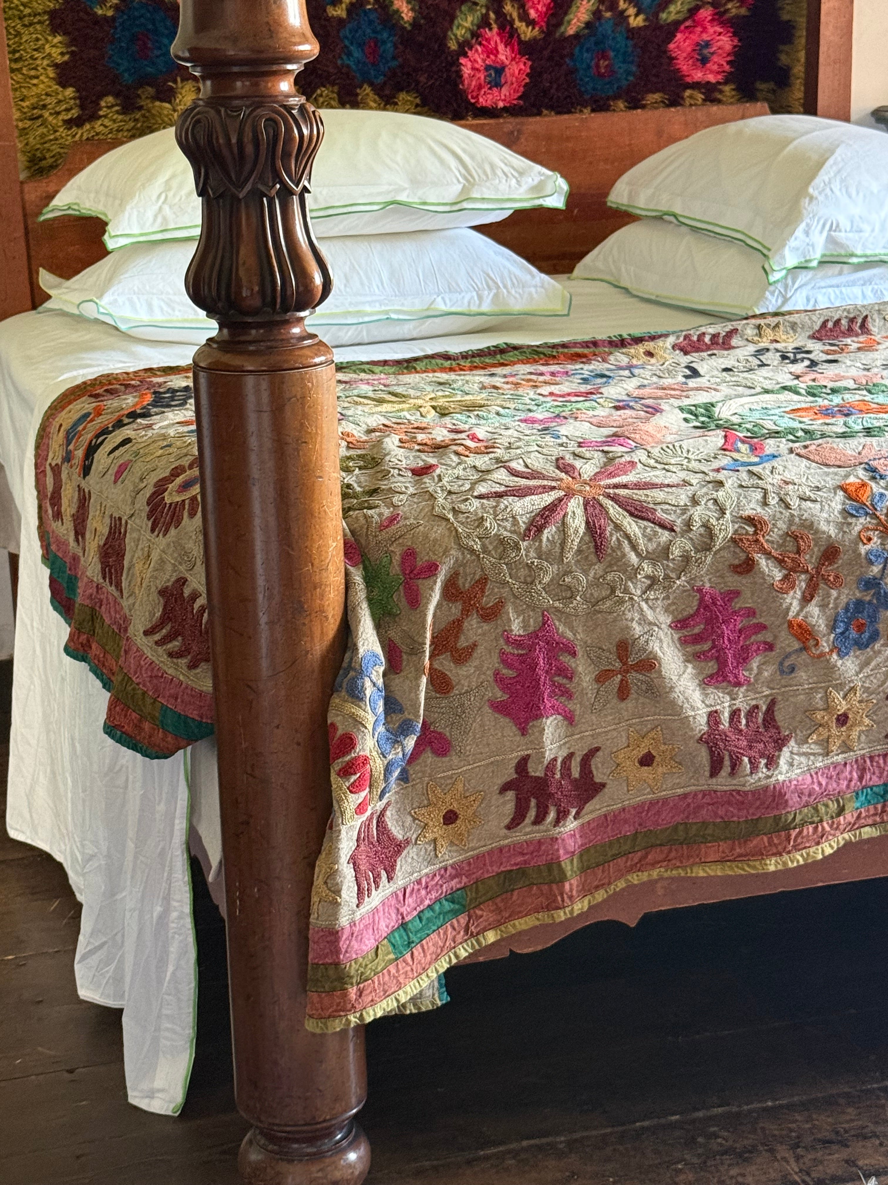 Folk Suzani Quilt ~ Home