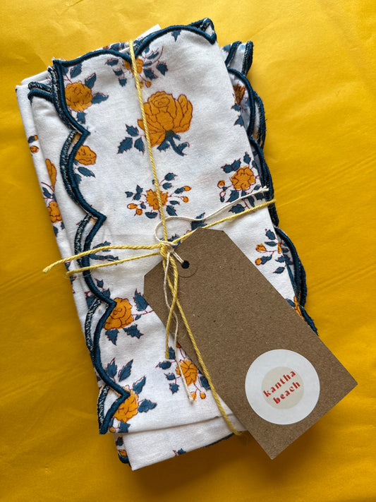 Marigold Napkin Set ~ Table Linen