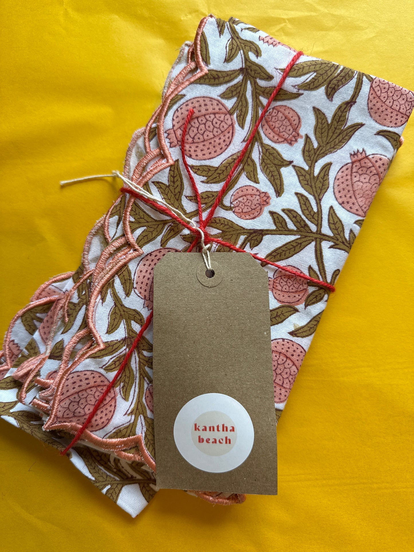 Prickly Pear Napkin Set ~ Table Linen