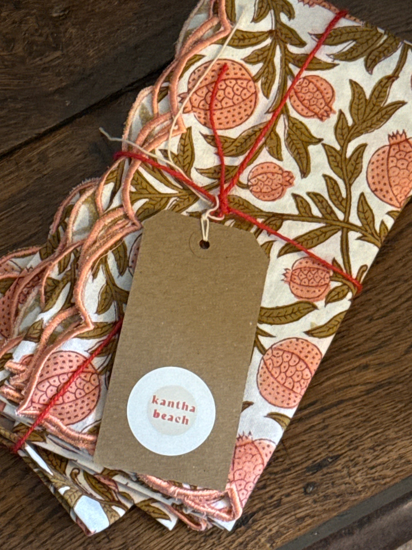 Prickly Pear Napkin Set ~ Table Linen