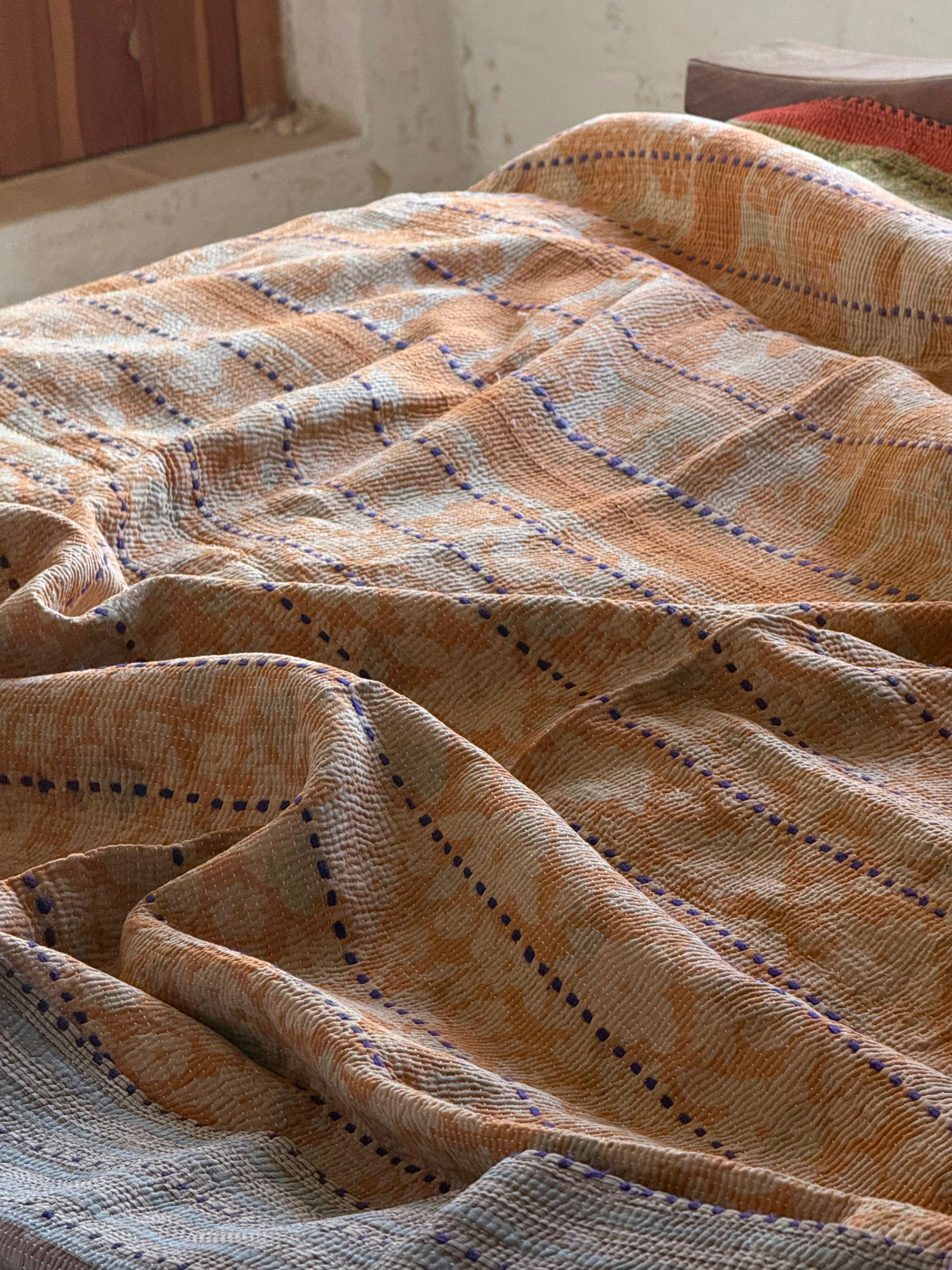 Kantha Quilt ~ Autumn1