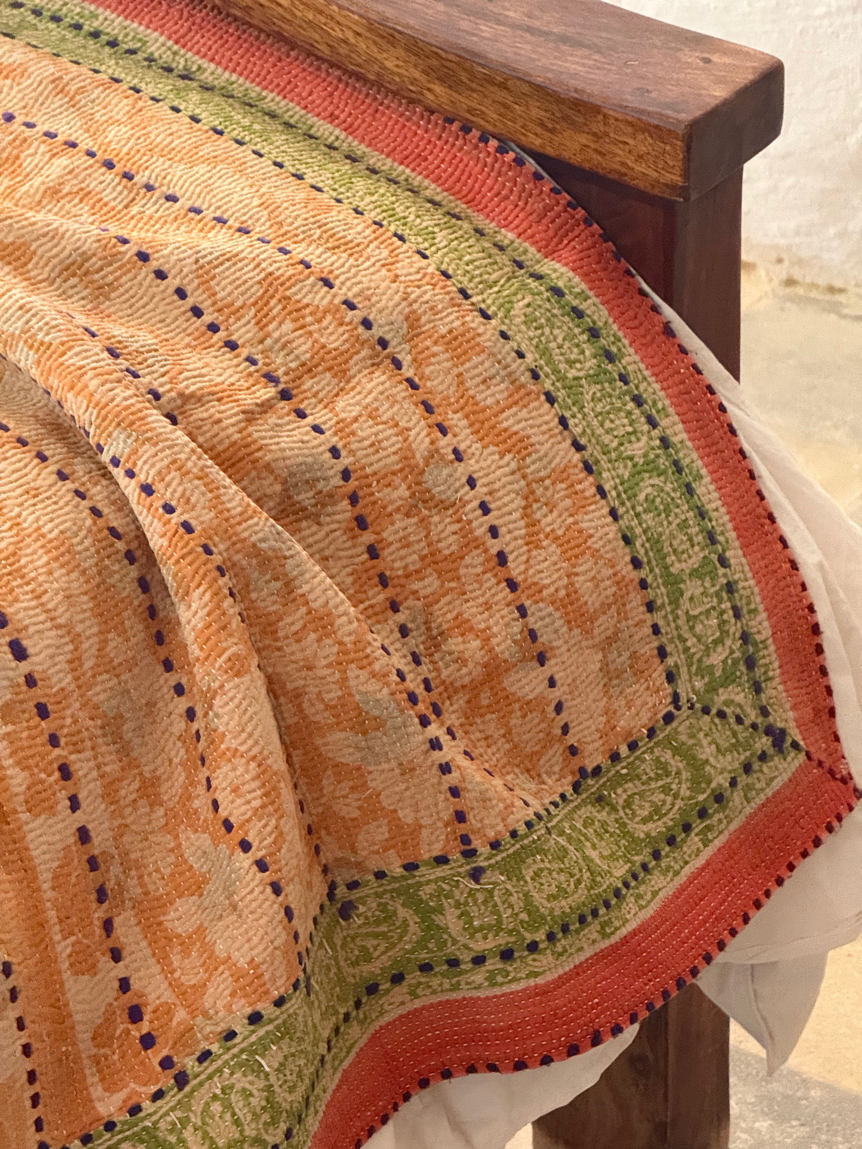 Kantha Quilt ~ Autumn1