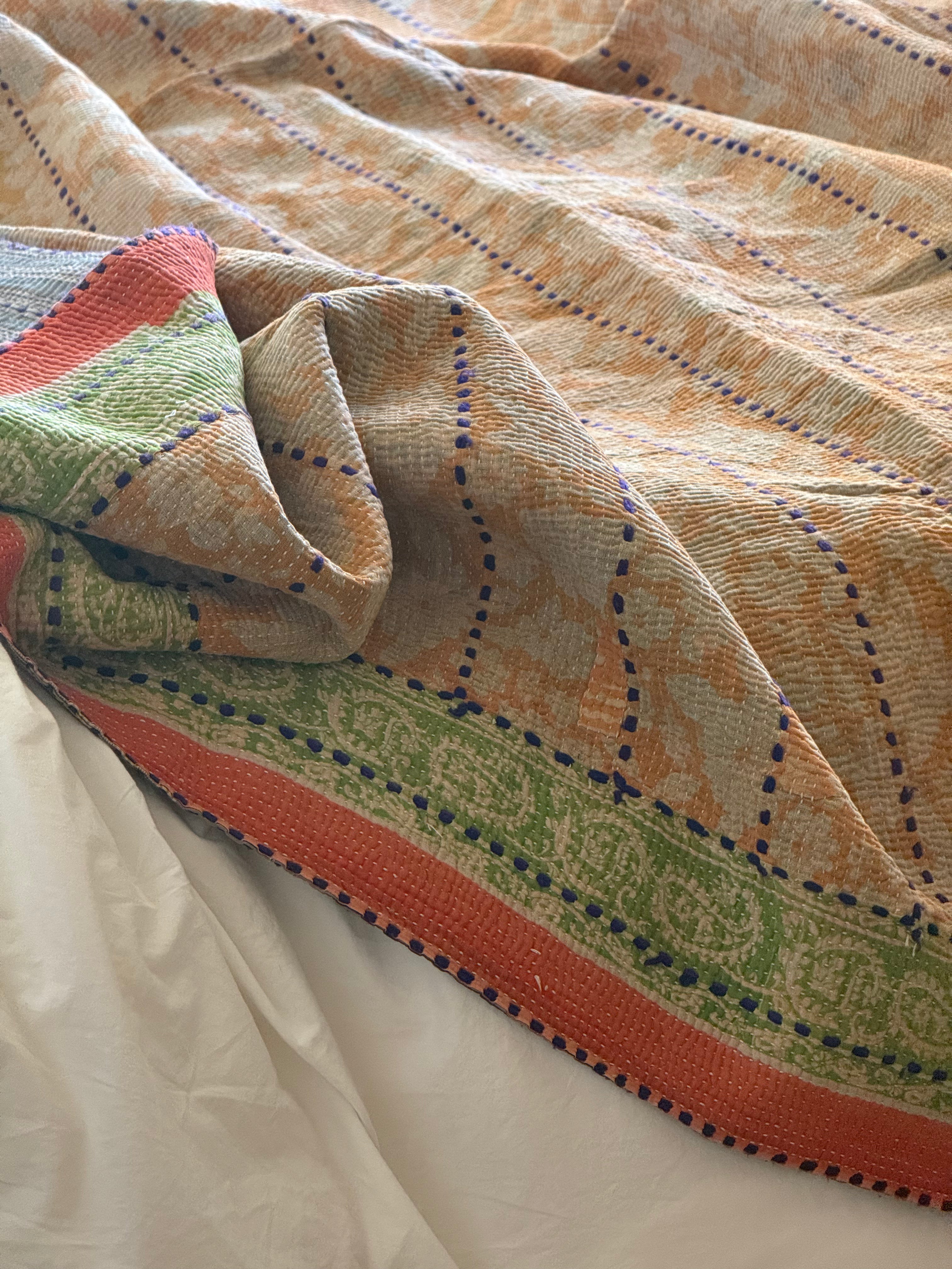 Kantha Quilt ~ Autumn1