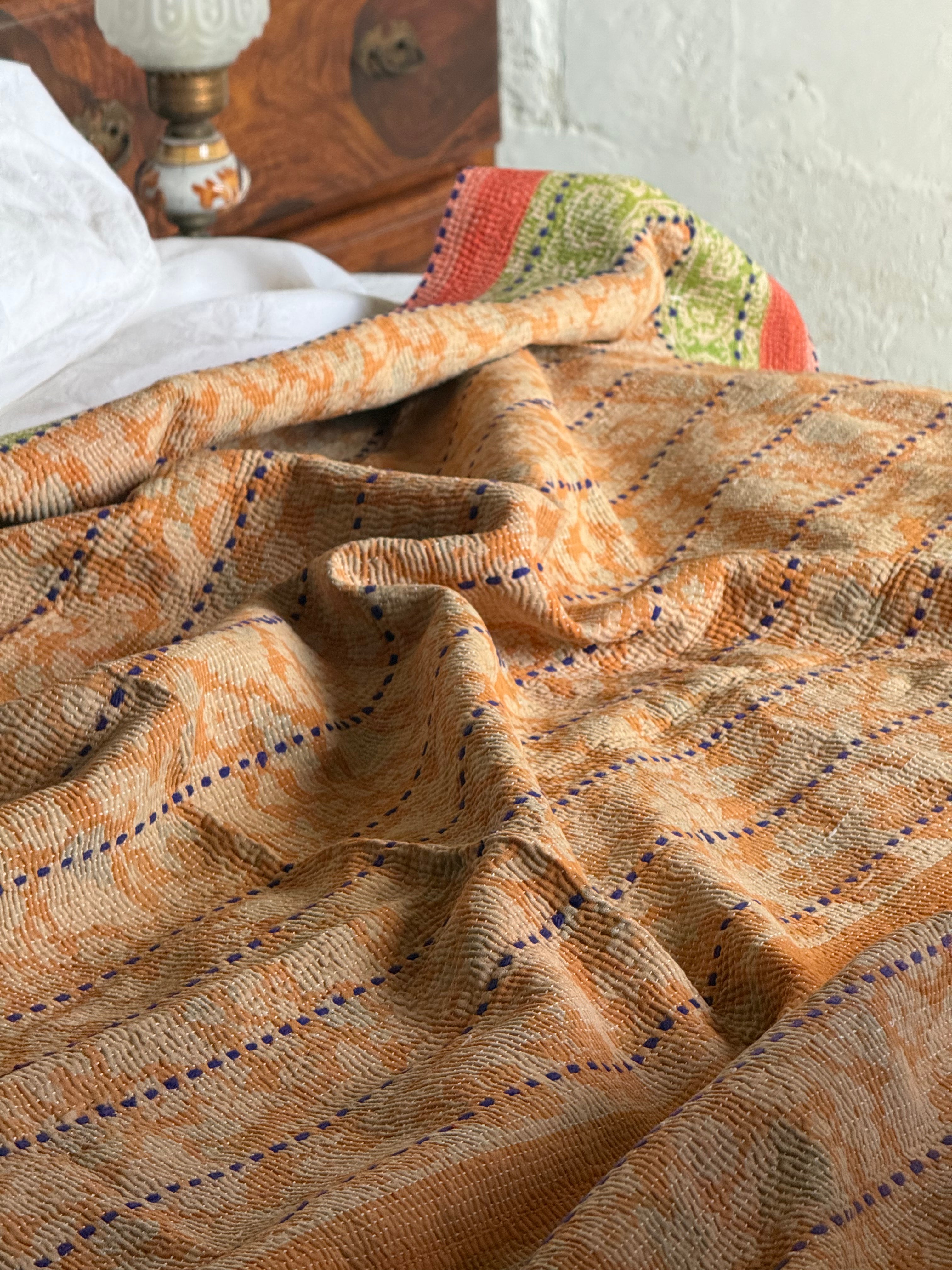 Kantha Quilt ~ Autumn1