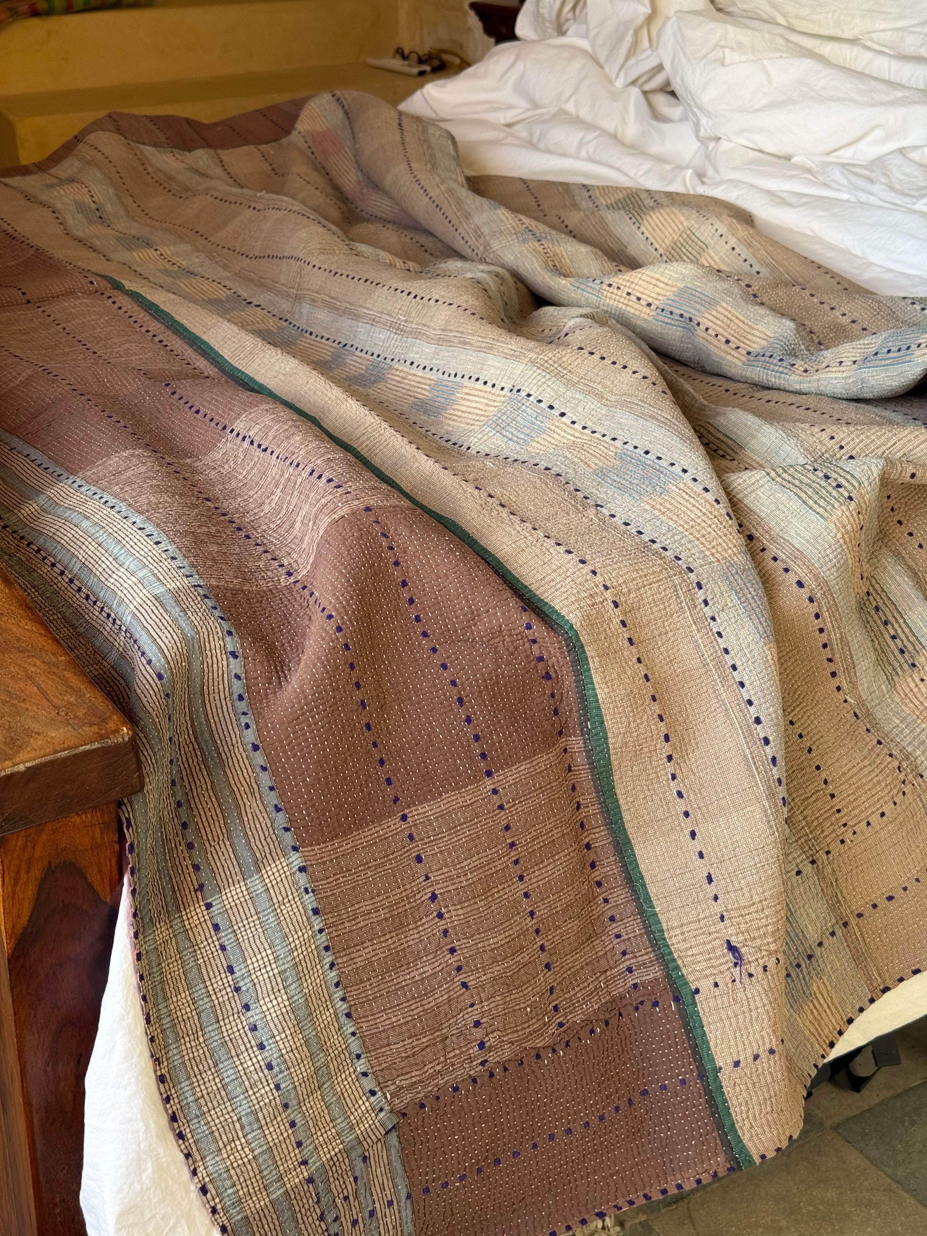 Kantha Quilt ~ Autumn1