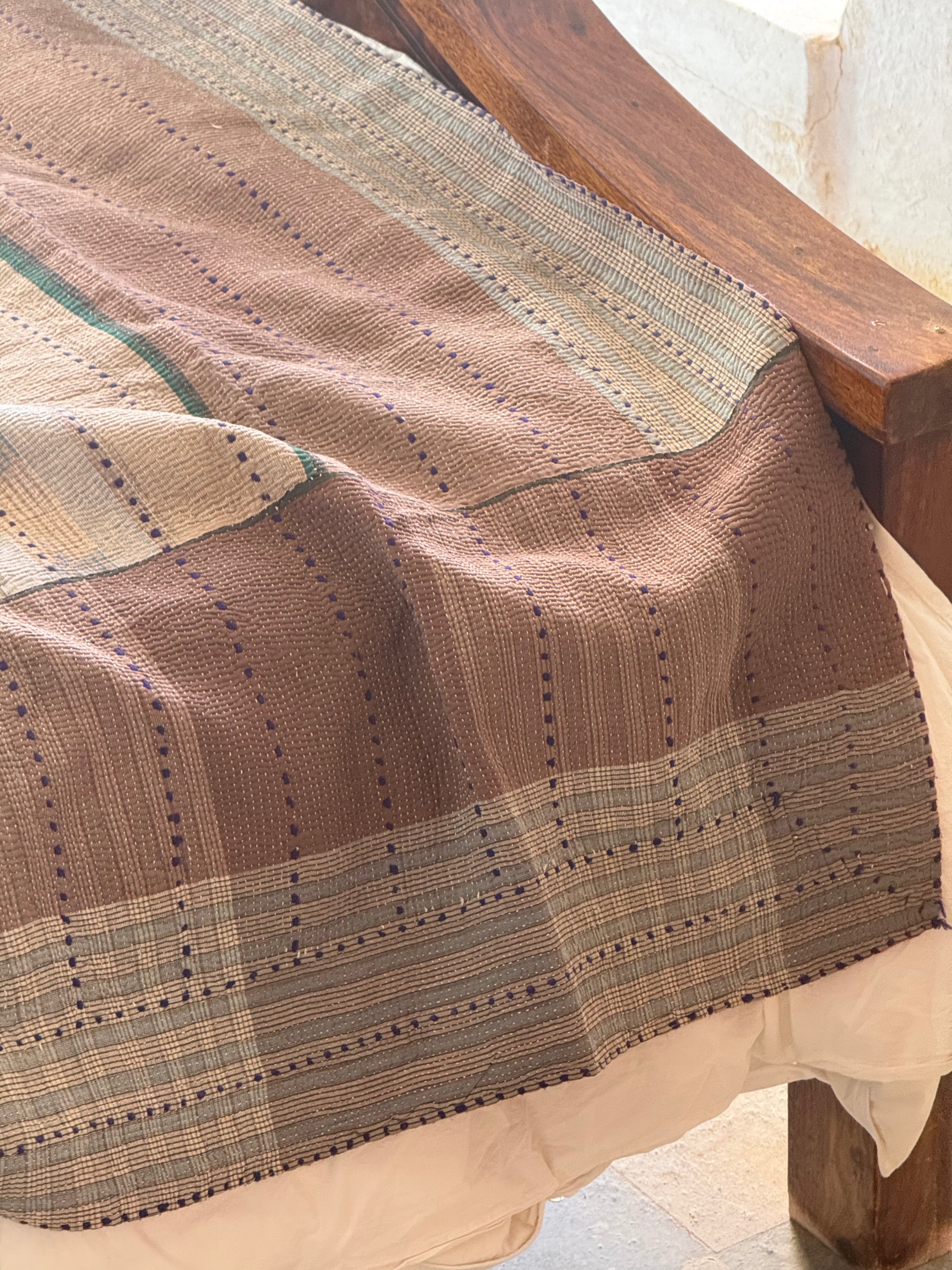 Kantha Quilt ~ Autumn1