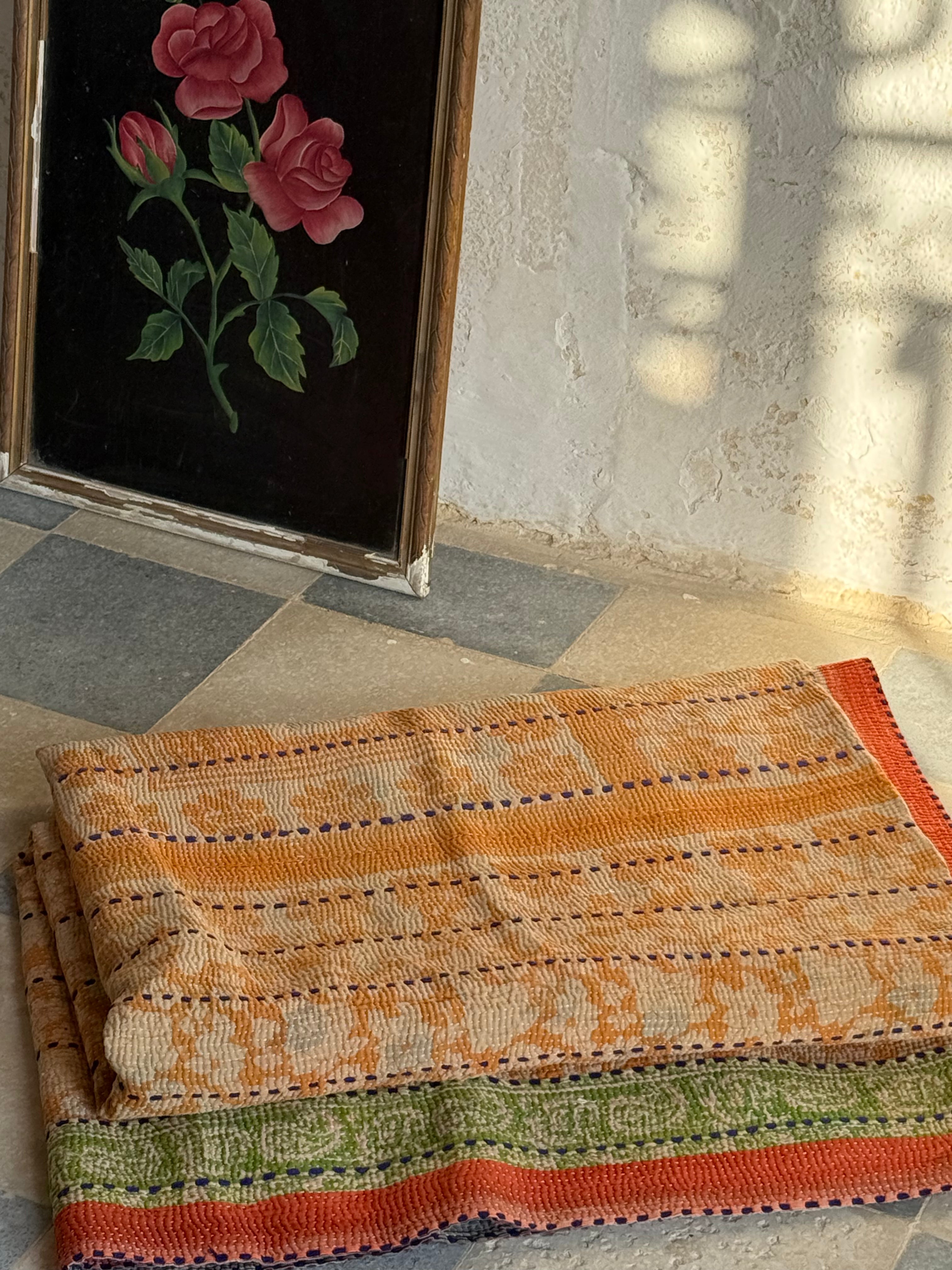 Kantha Quilt ~ Autumn1