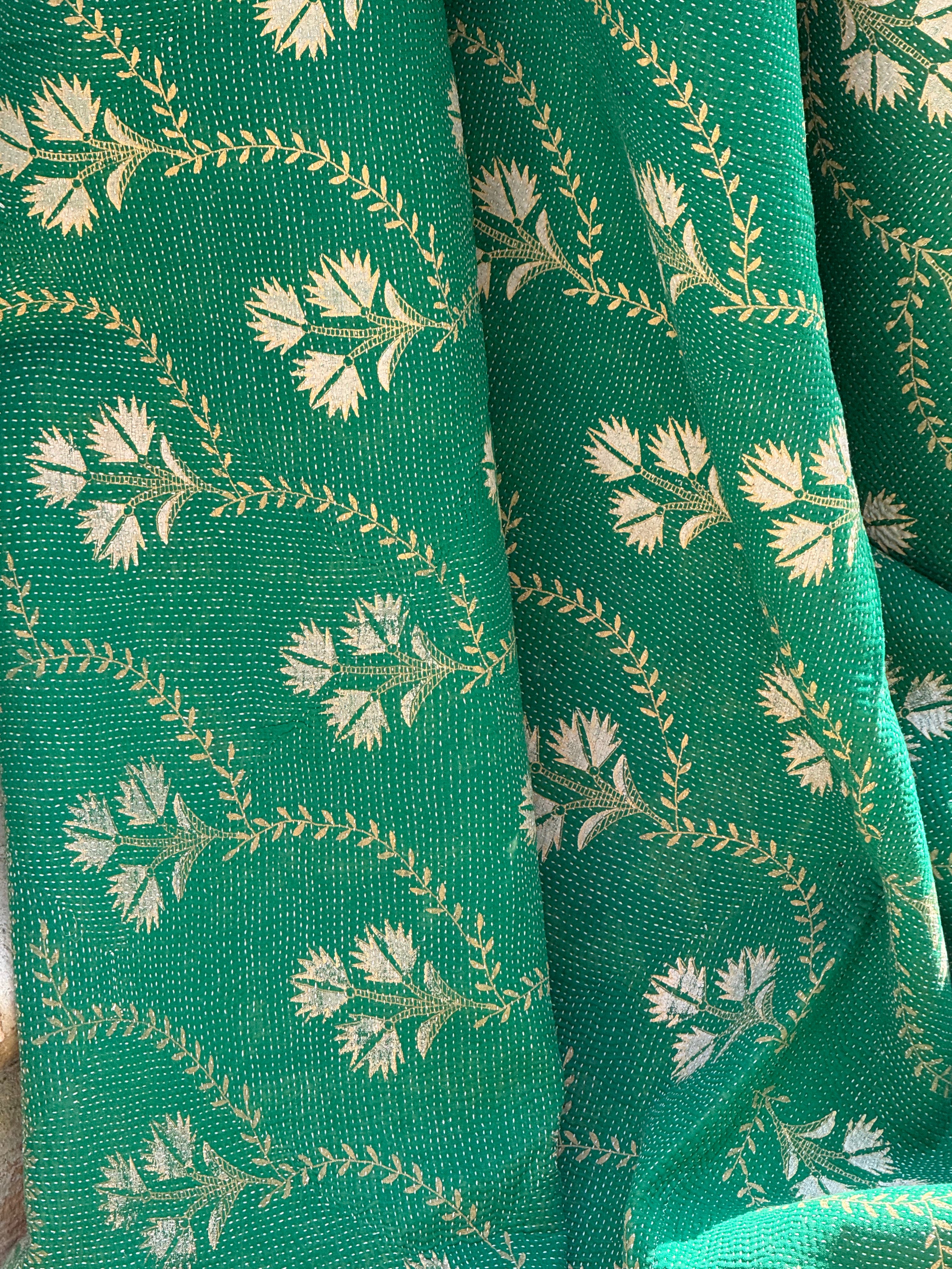 Kantha Quilt ~ Joy