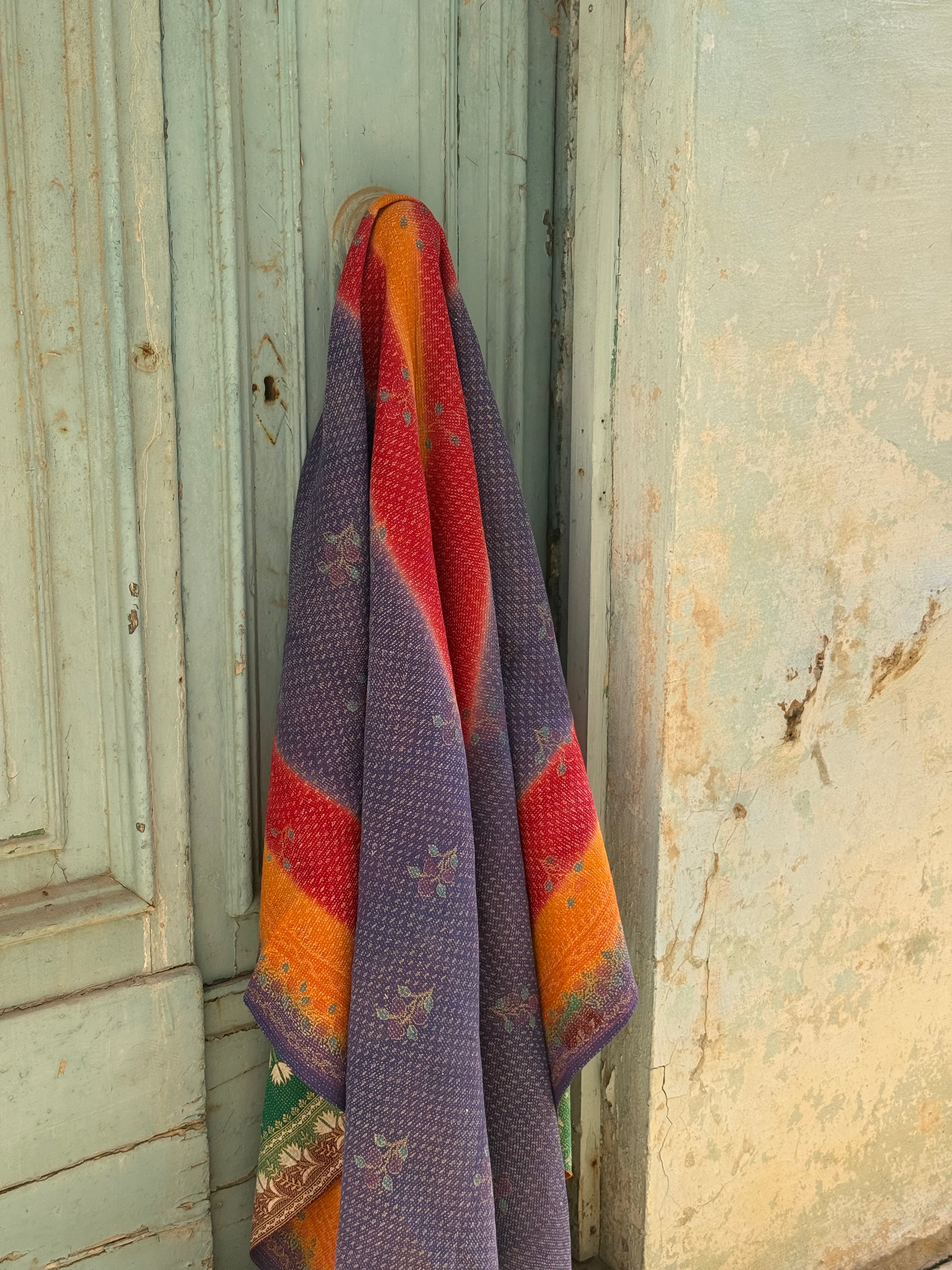 Kantha Quilt ~ Joy