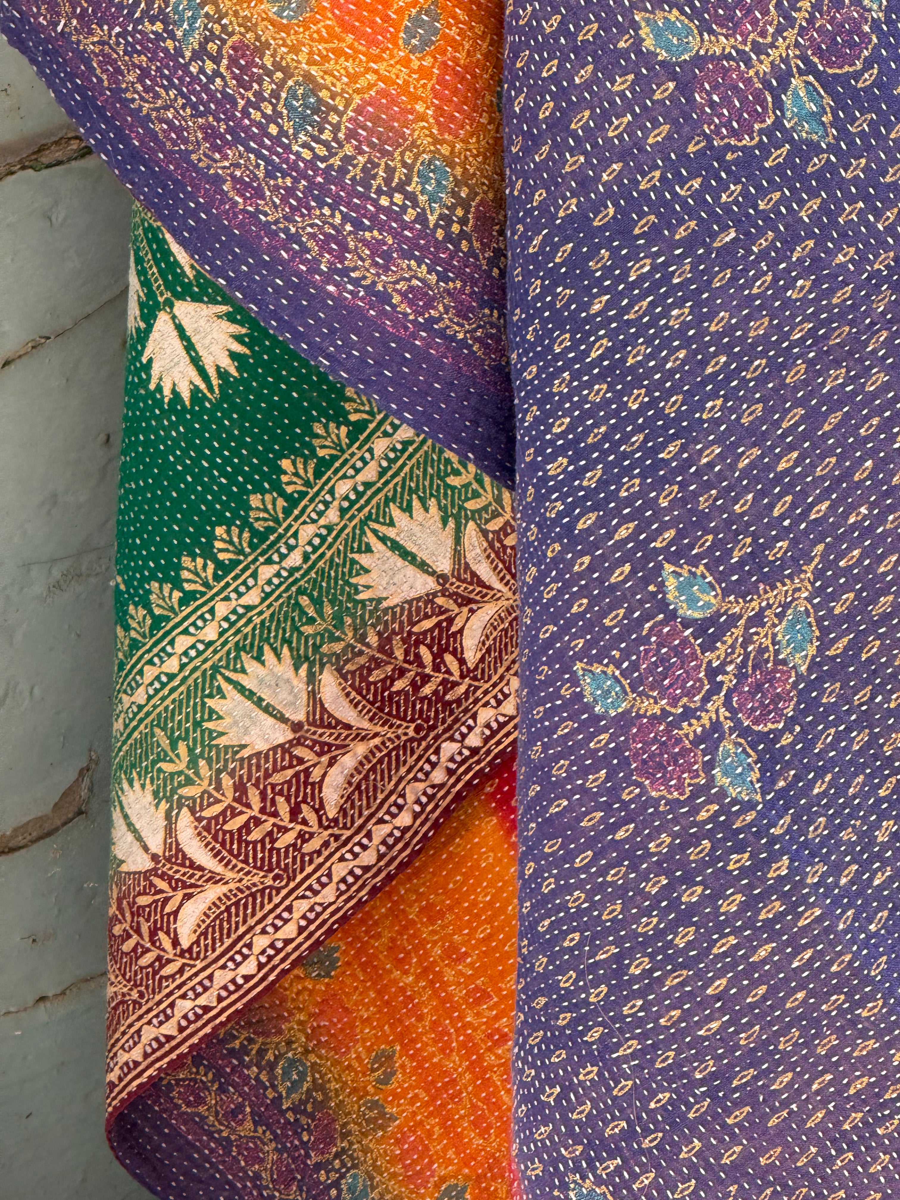 Kantha Quilt ~ Joy